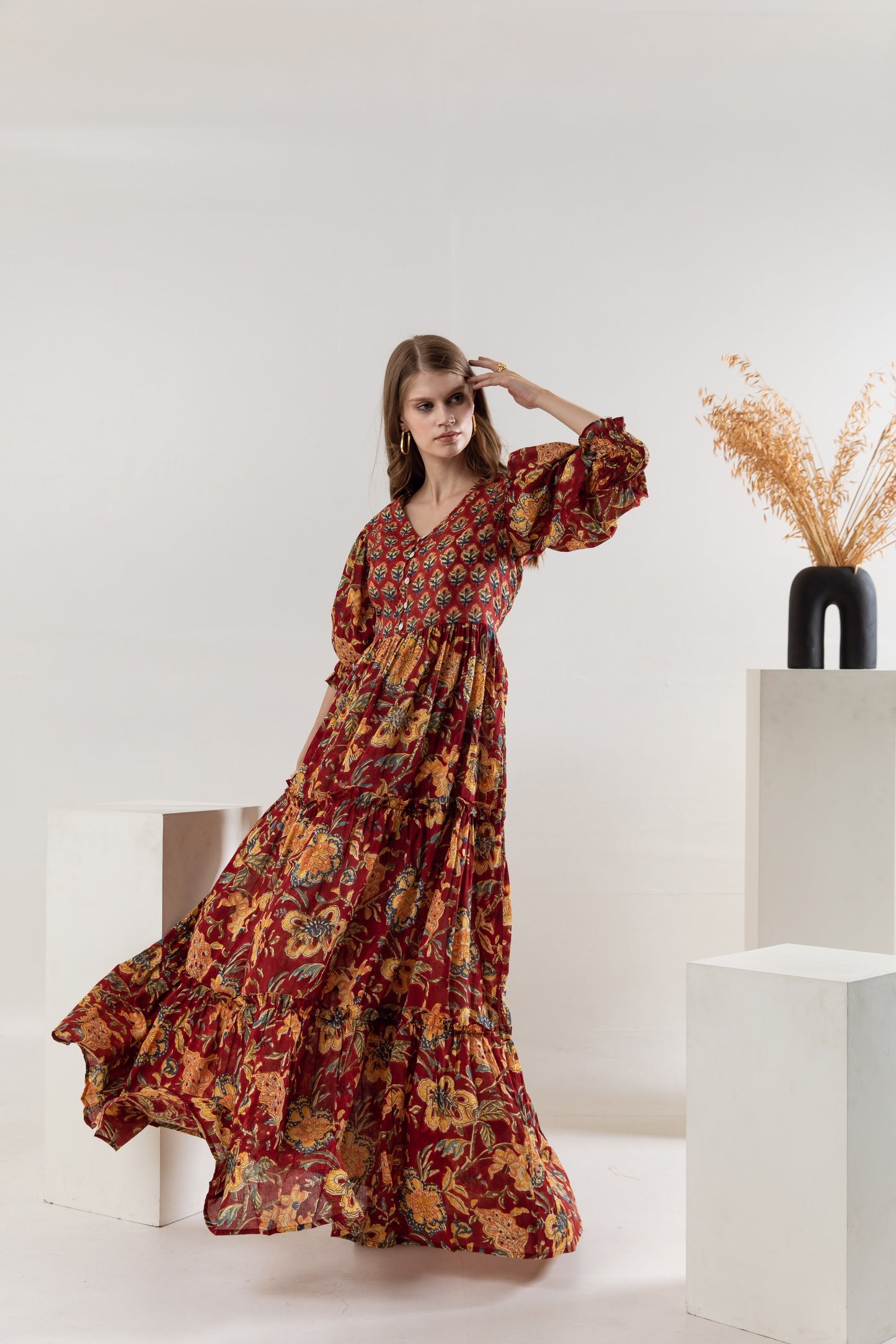 Bianca Tier Ruffle Dress