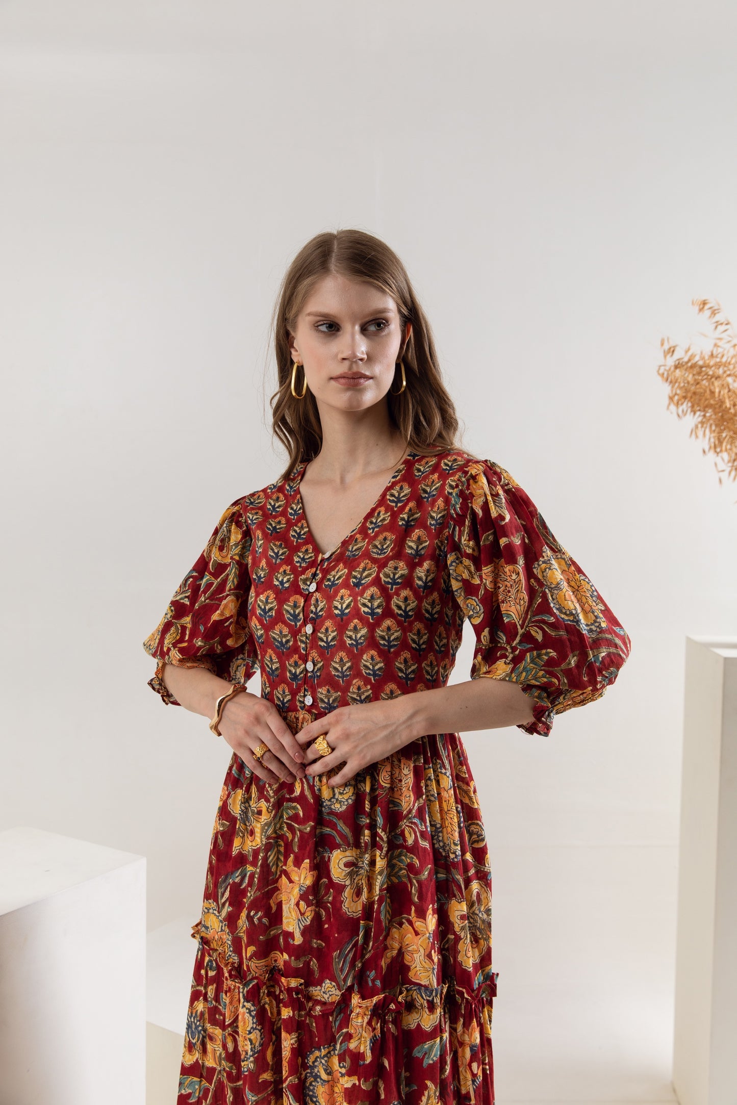 Bianca Tier Ruffle Dress