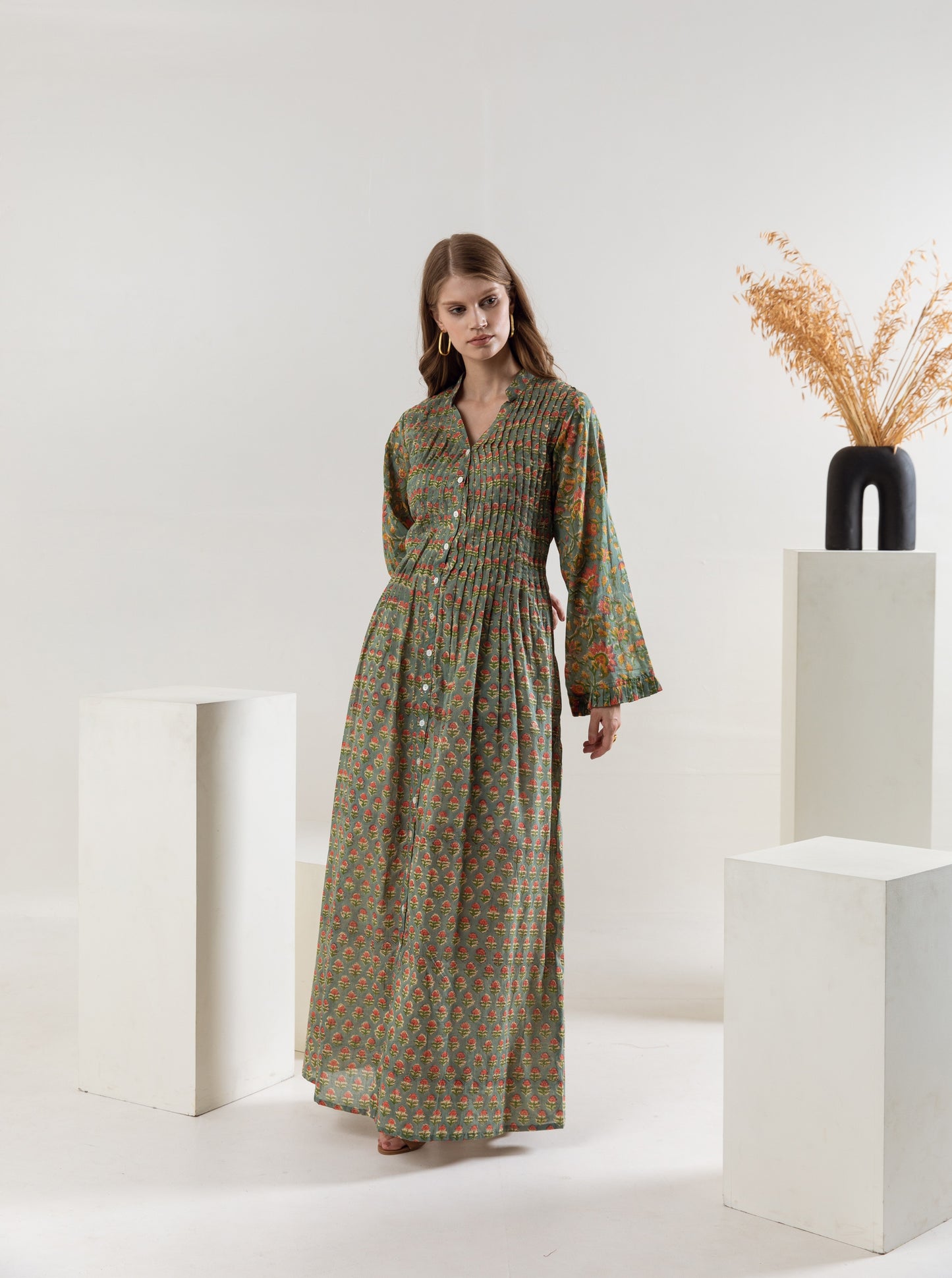 Maya Pintuck Dress