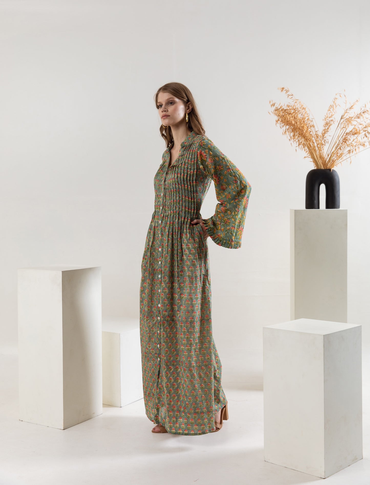 Maya Pintuck Dress