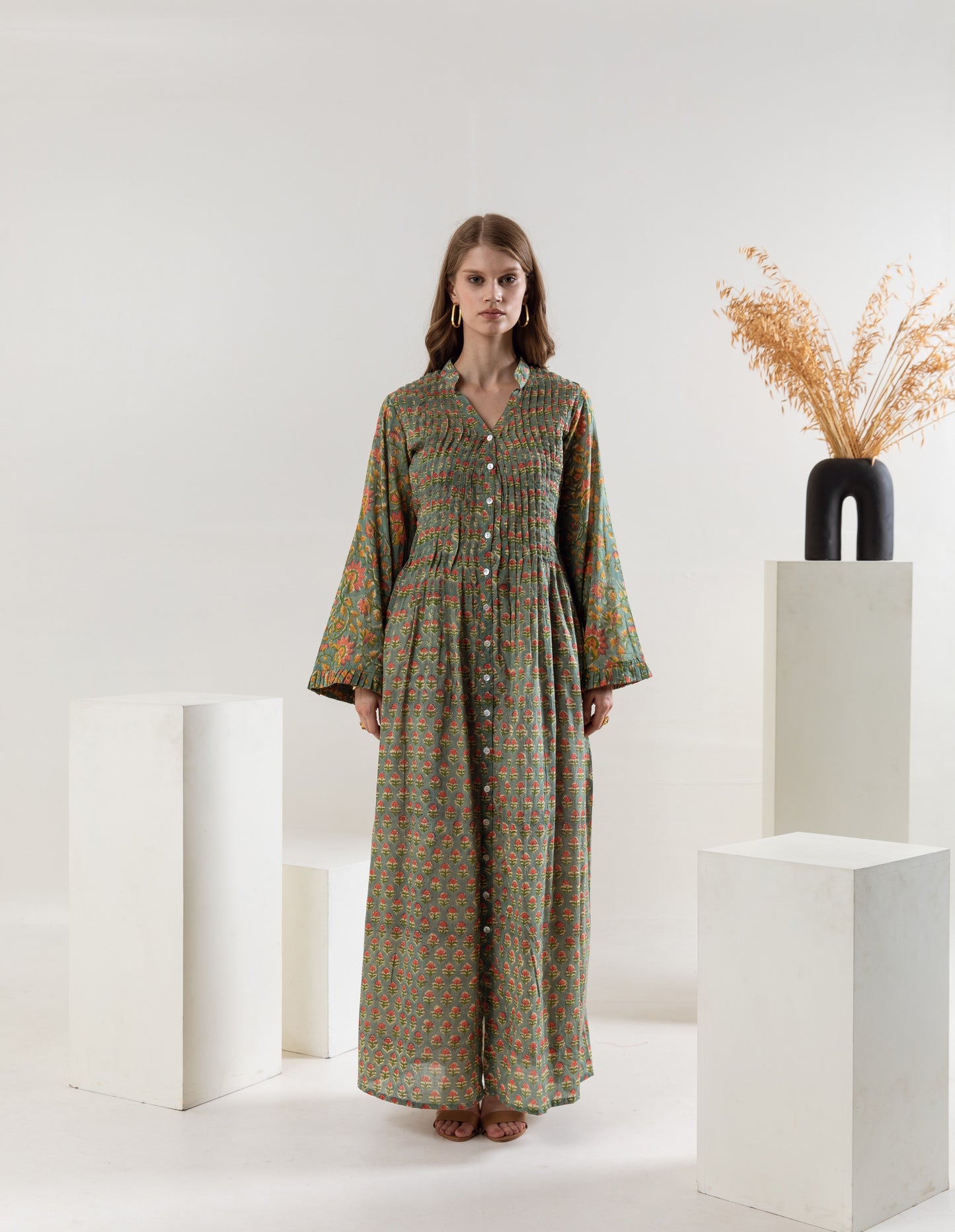 Maya Pintuck Dress