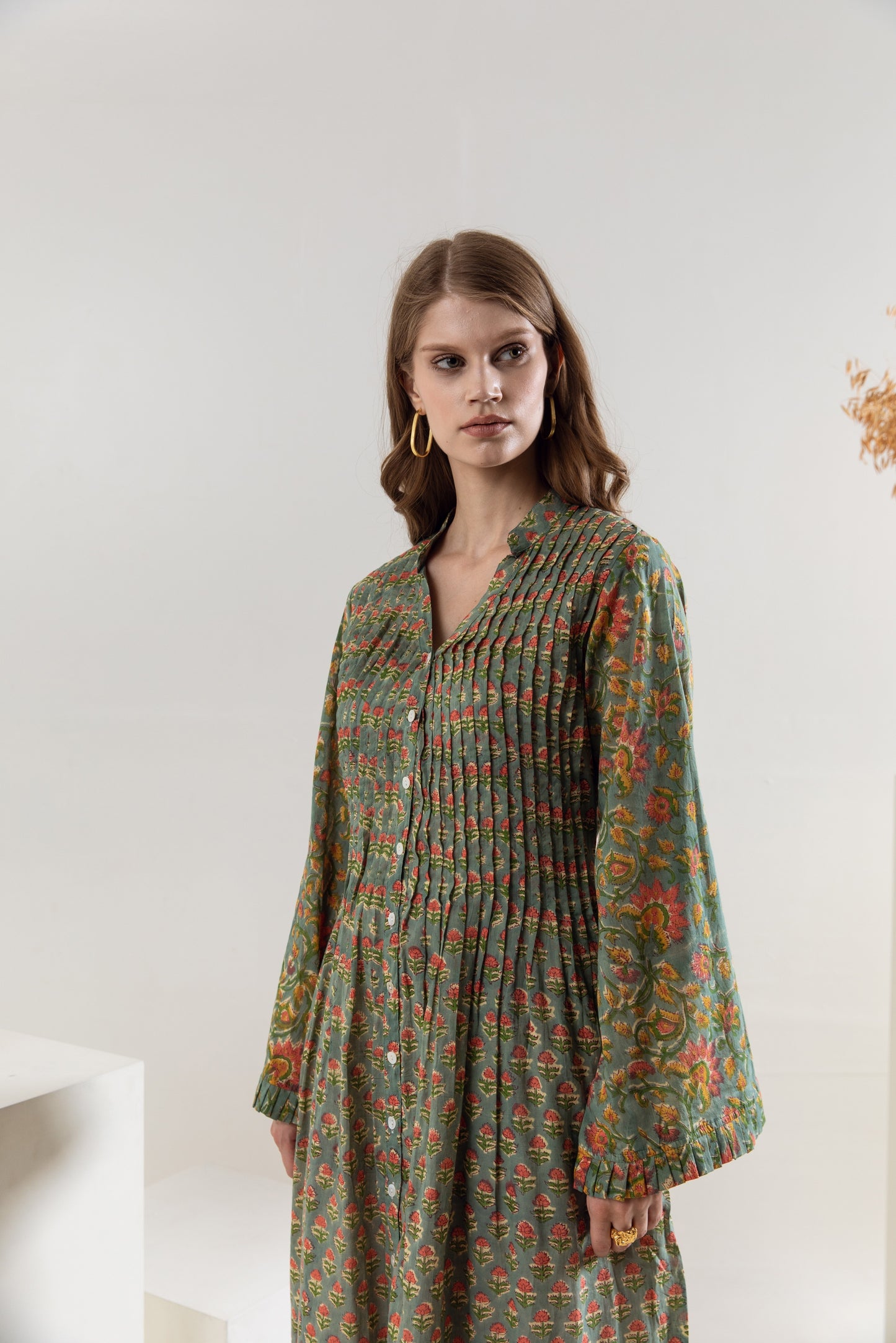 Maya Pintuck Dress