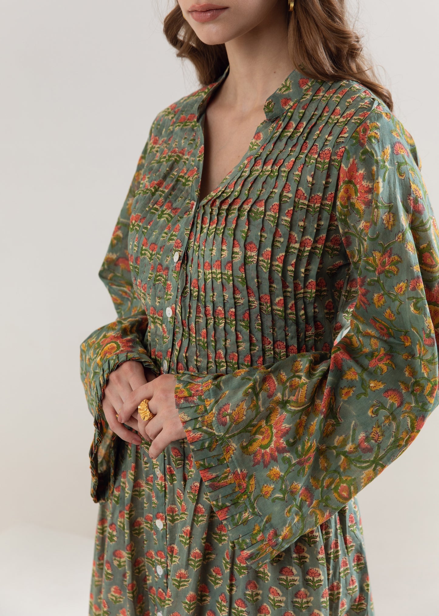 Maya Pintuck Dress