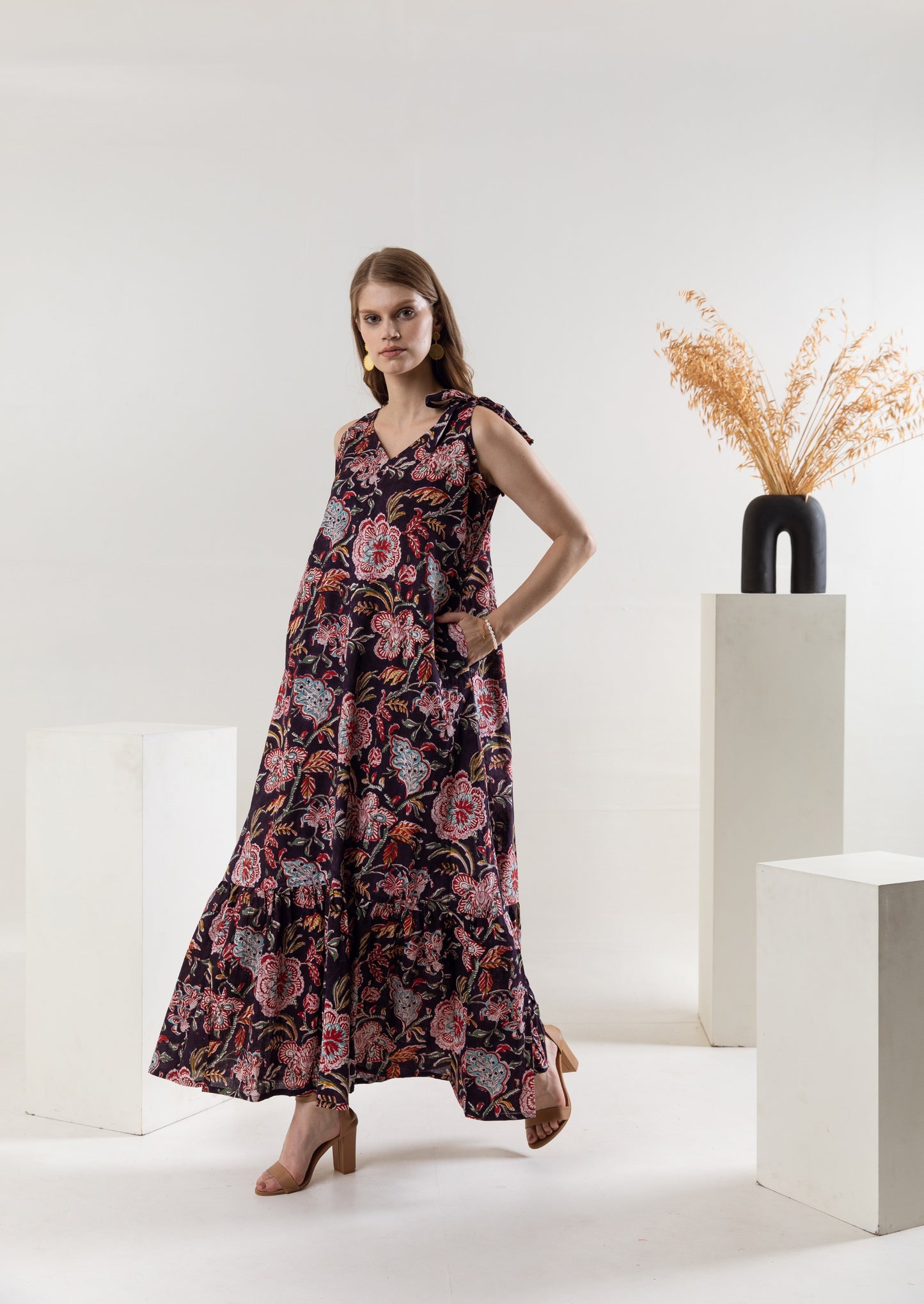 Rakh Tier Ruffle Dress