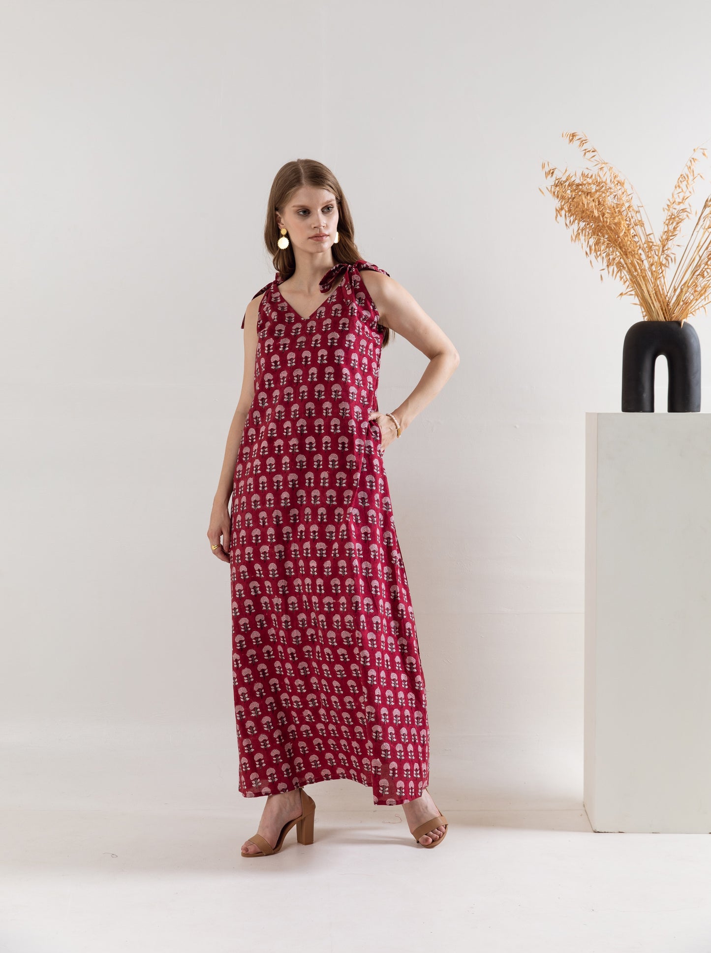 Chai Tier Ruffle Dress