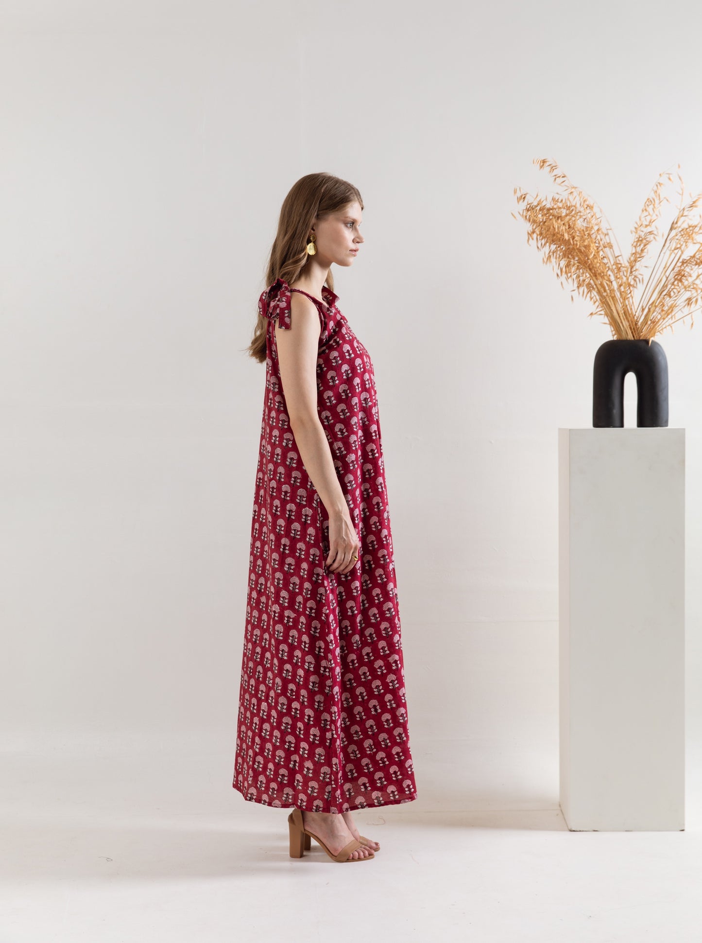 Chai Tier Ruffle Dress