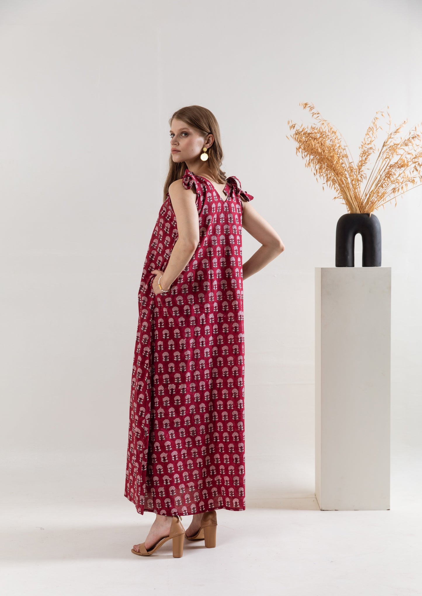 Chai Tier Ruffle Dress