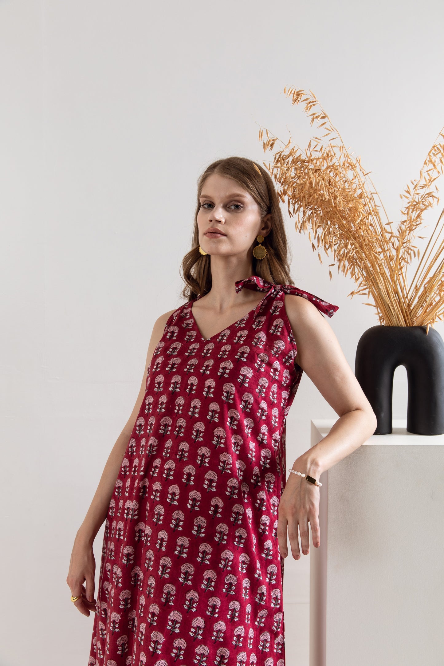 Chai Tier Ruffle Dress