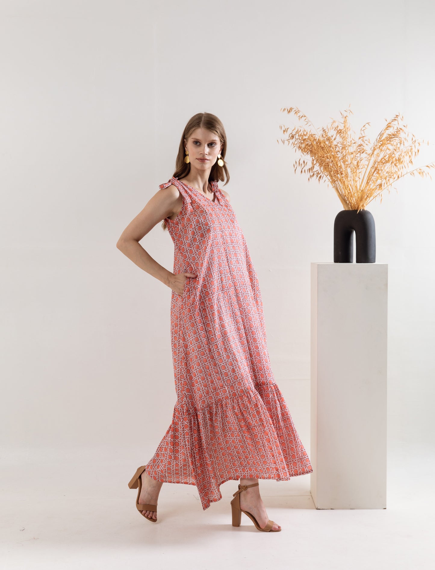 Imar Tier Ruffle Dress