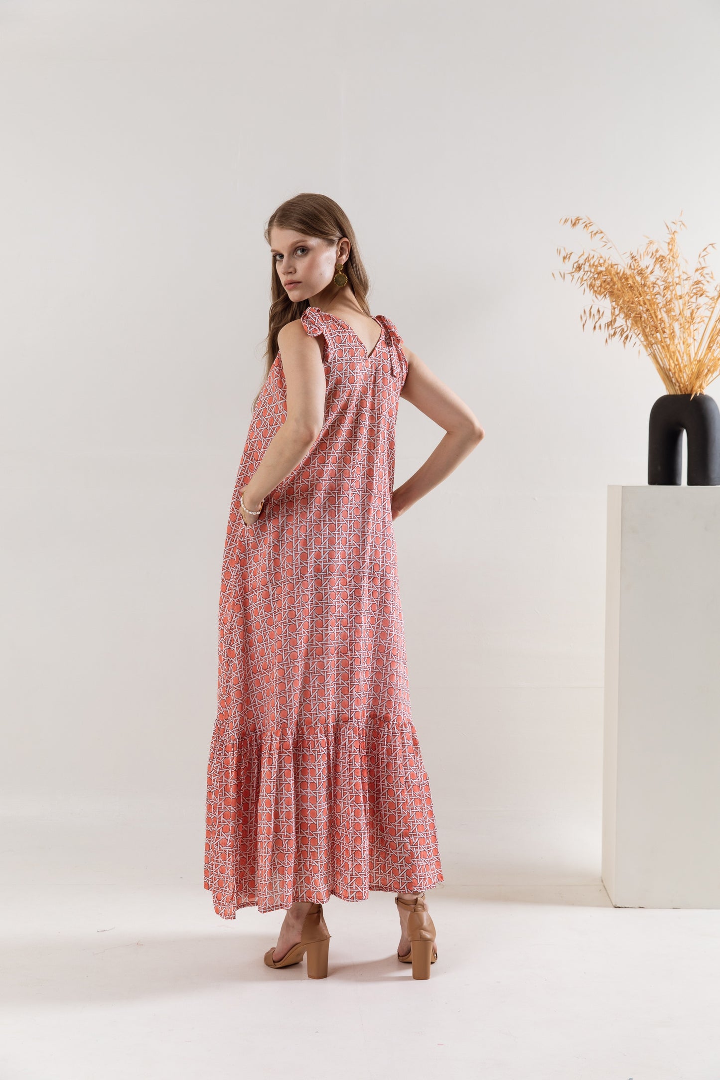 Imar Tier Ruffle Dress
