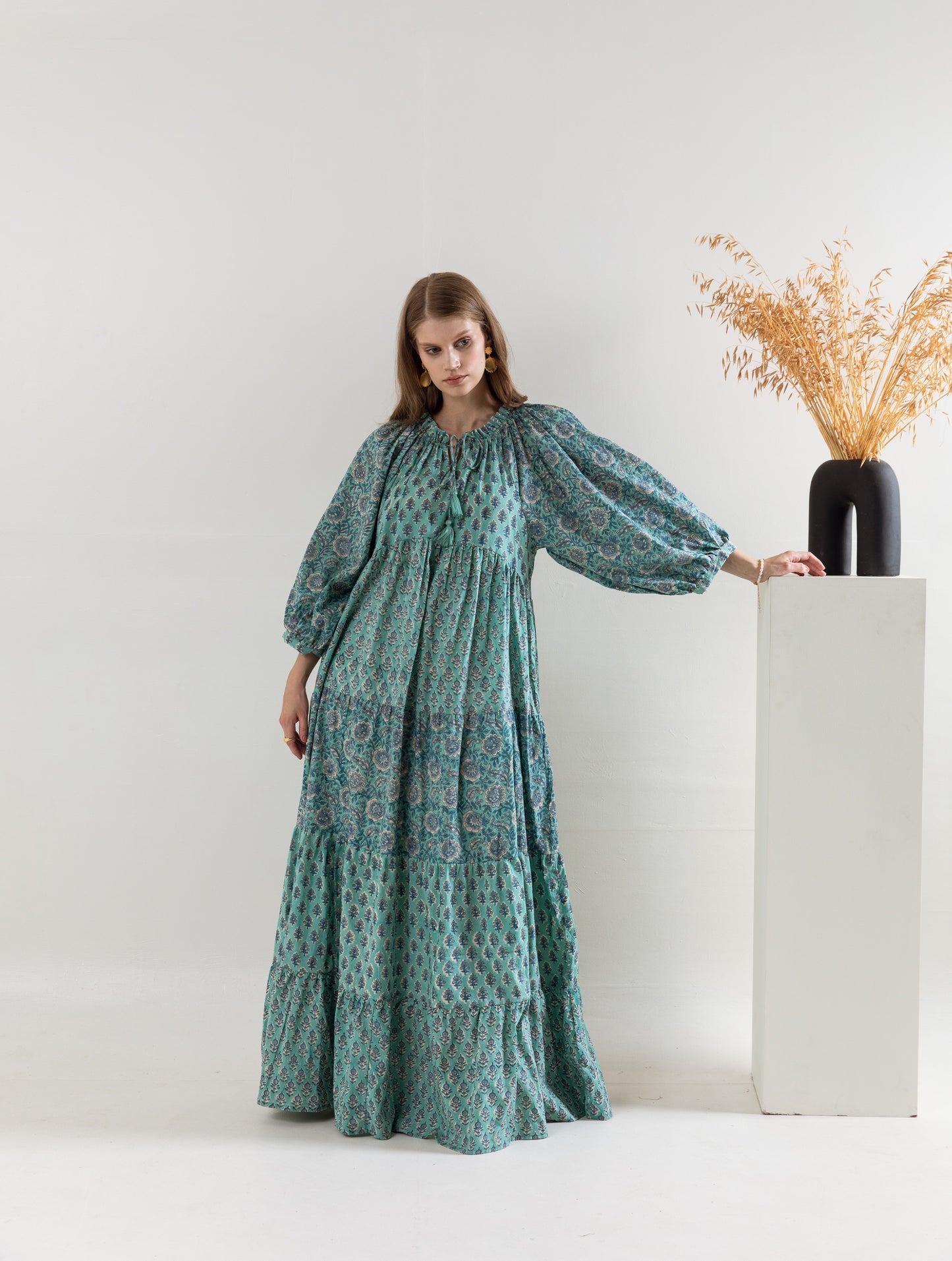 Fenni Tier Ruffle Dress