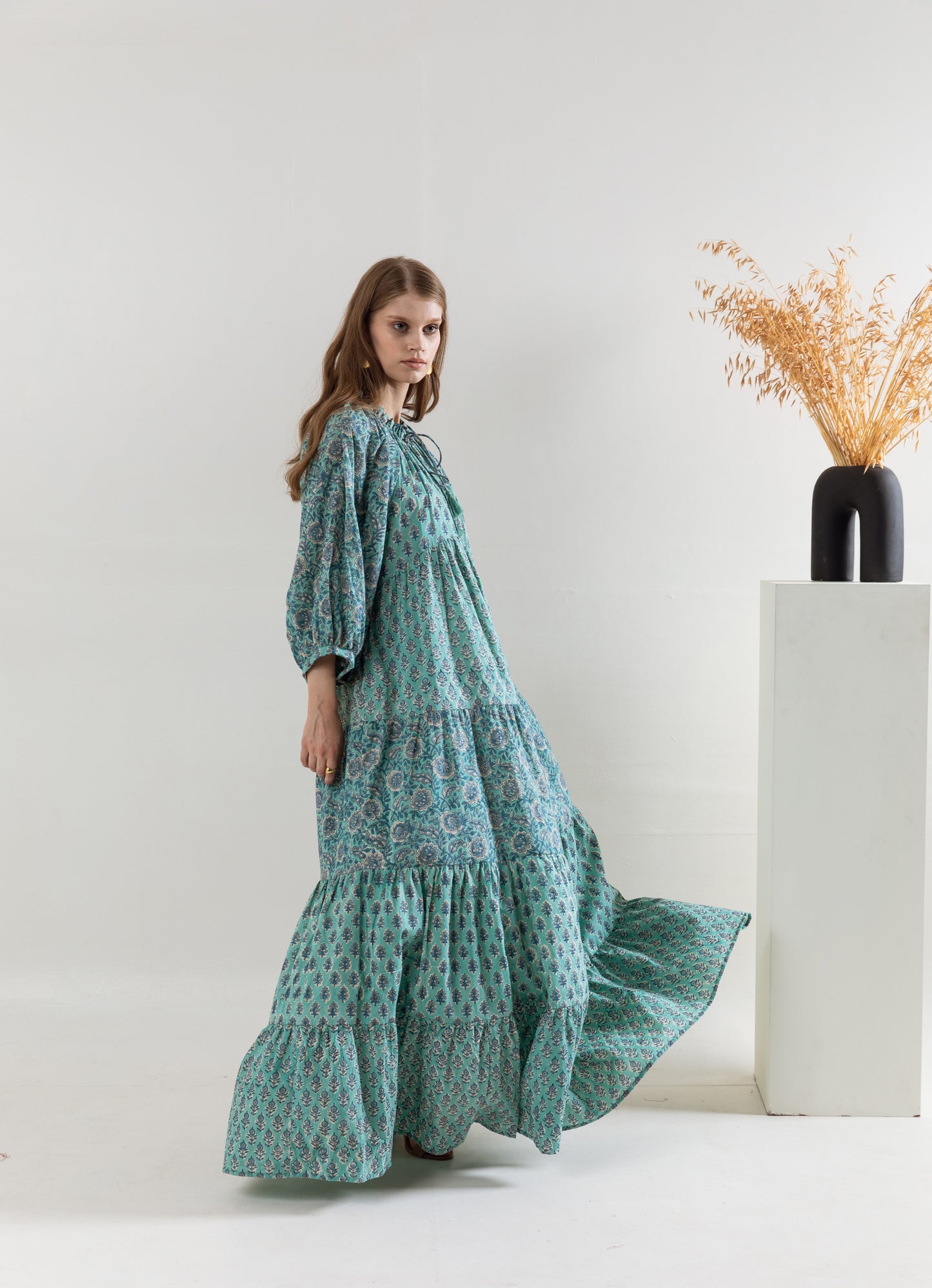 Fenni Tier Ruffle Dress