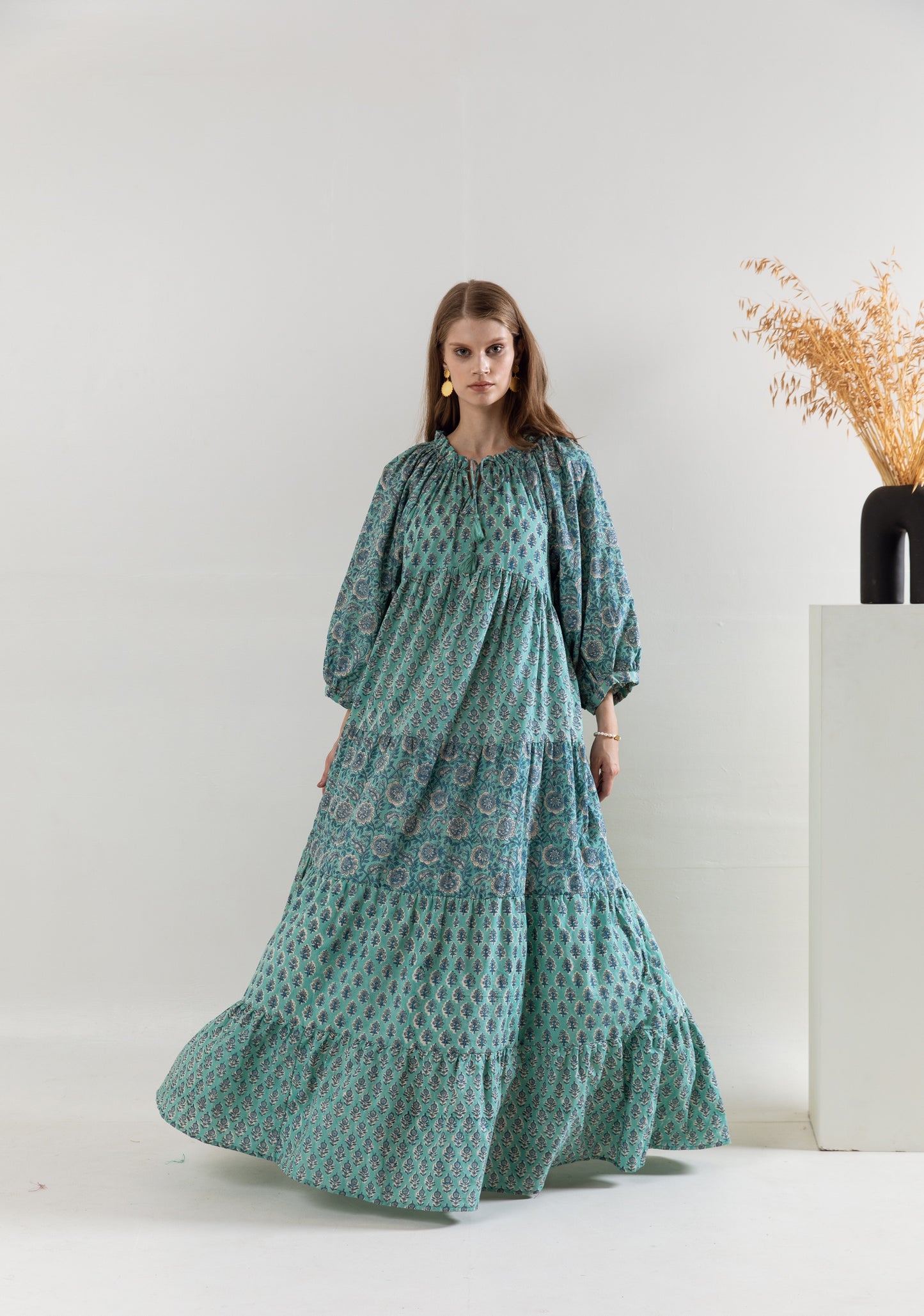Fenni Tier Ruffle Dress