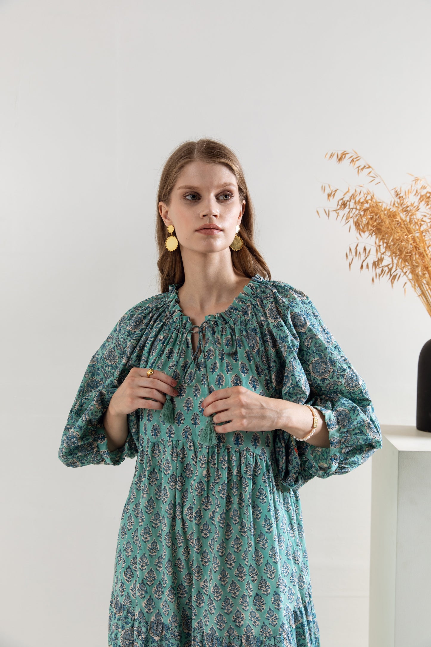 Fenni Tier Ruffle Dress