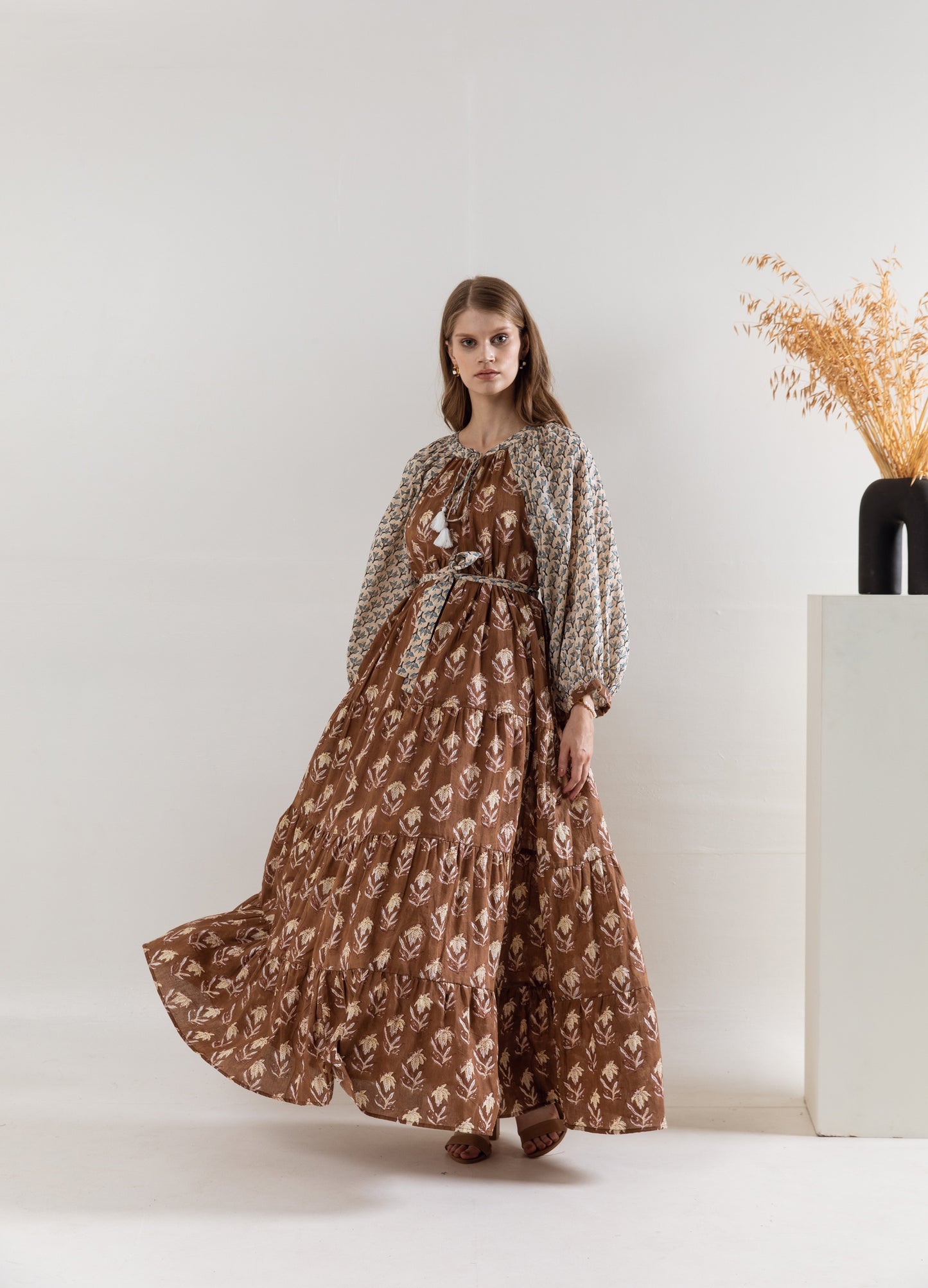 Lella Tier Ruffle Dress
