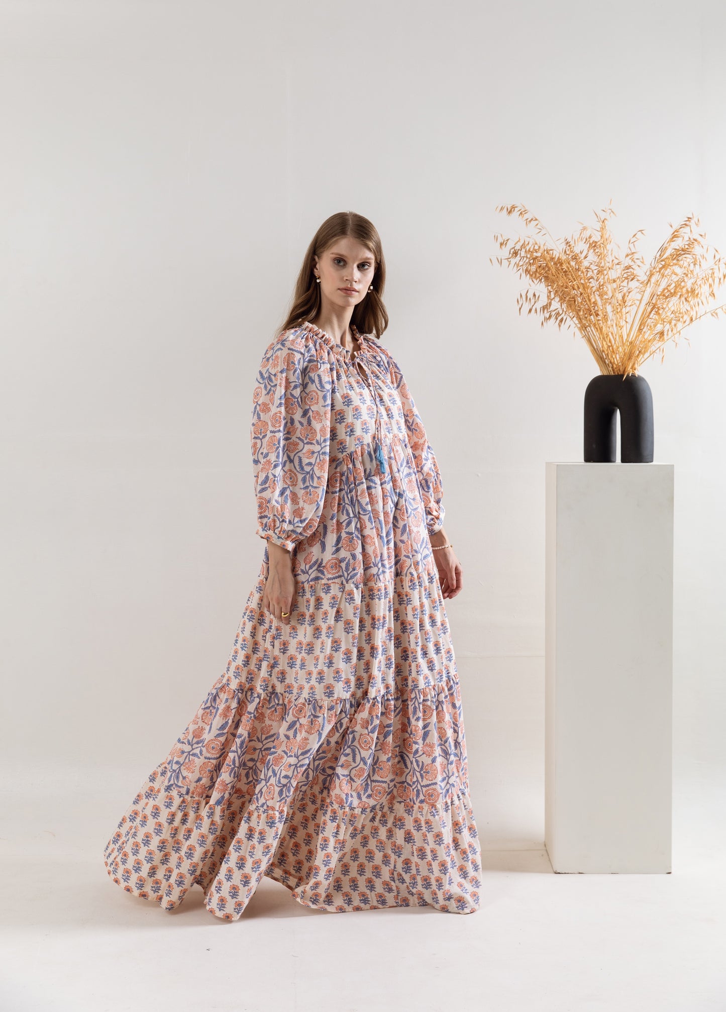 Amore Tier Ruffle Dress
