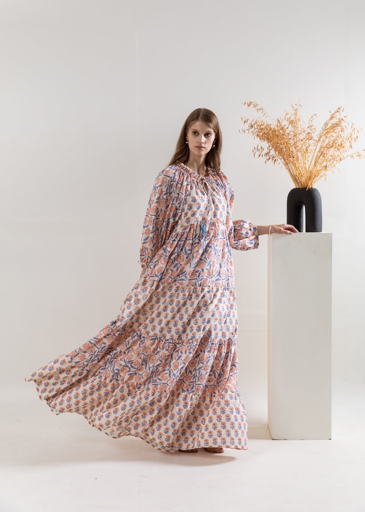 Amore Tier Ruffle Dress