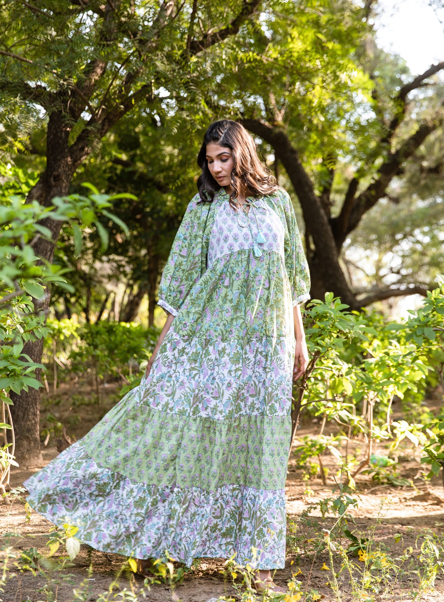 Postia Tier Ruffle Dress