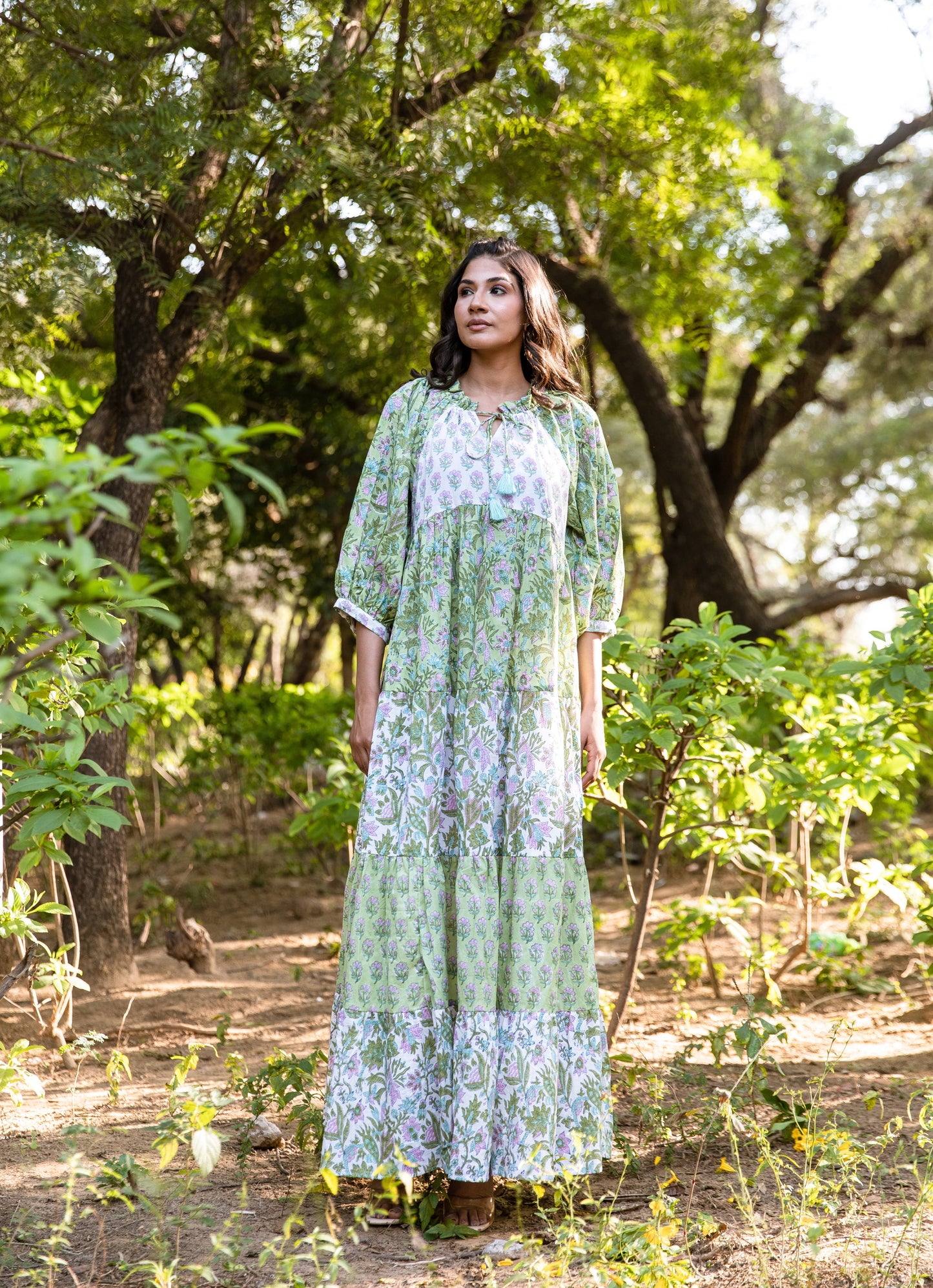 Postia Tier Ruffle Dress
