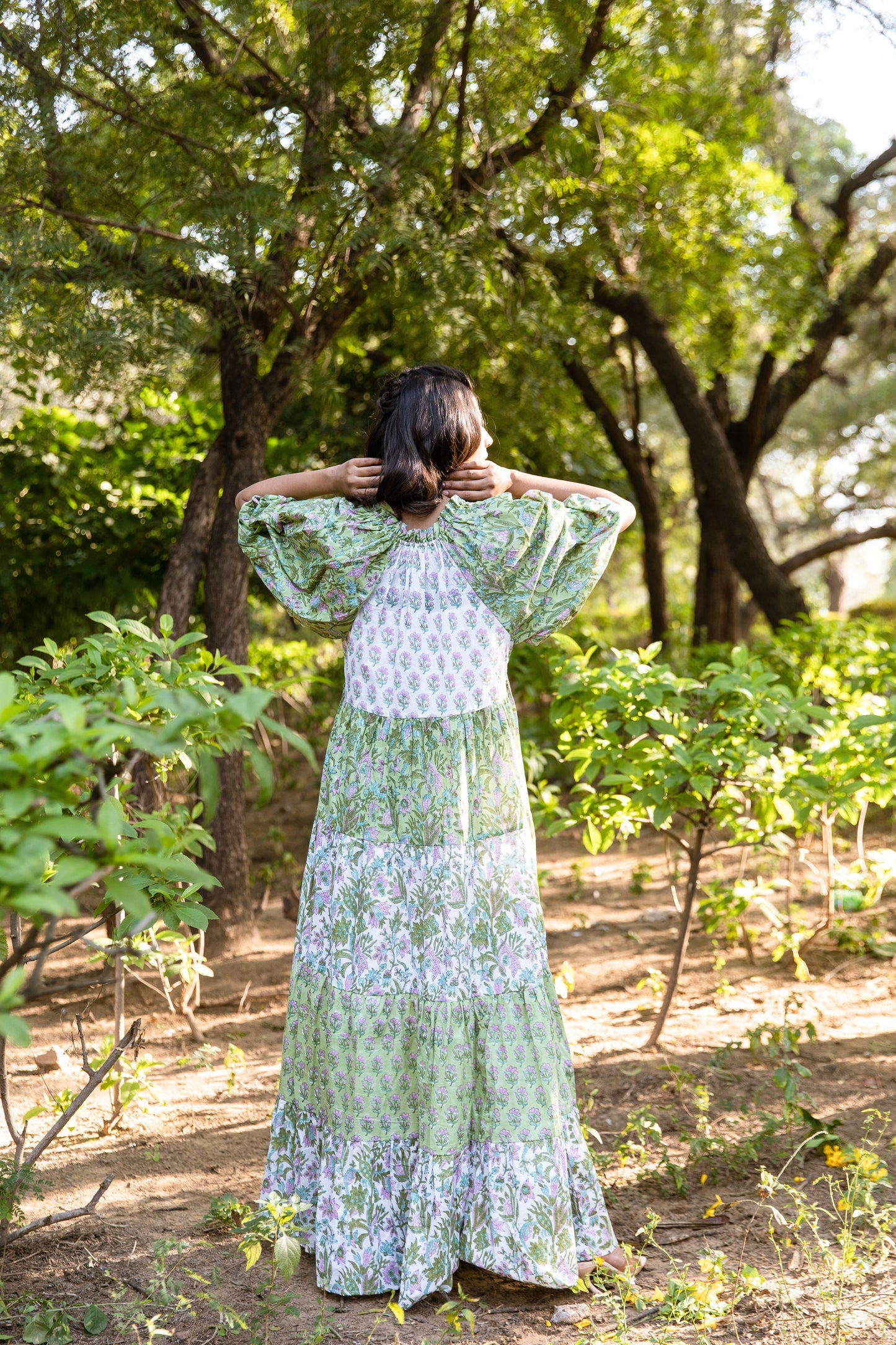 Postia Tier Ruffle Dress