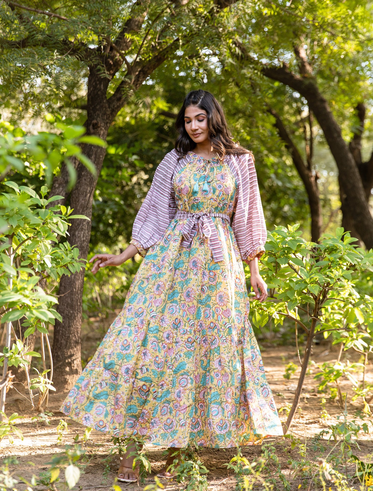 Meka Tier Ruffle Dress