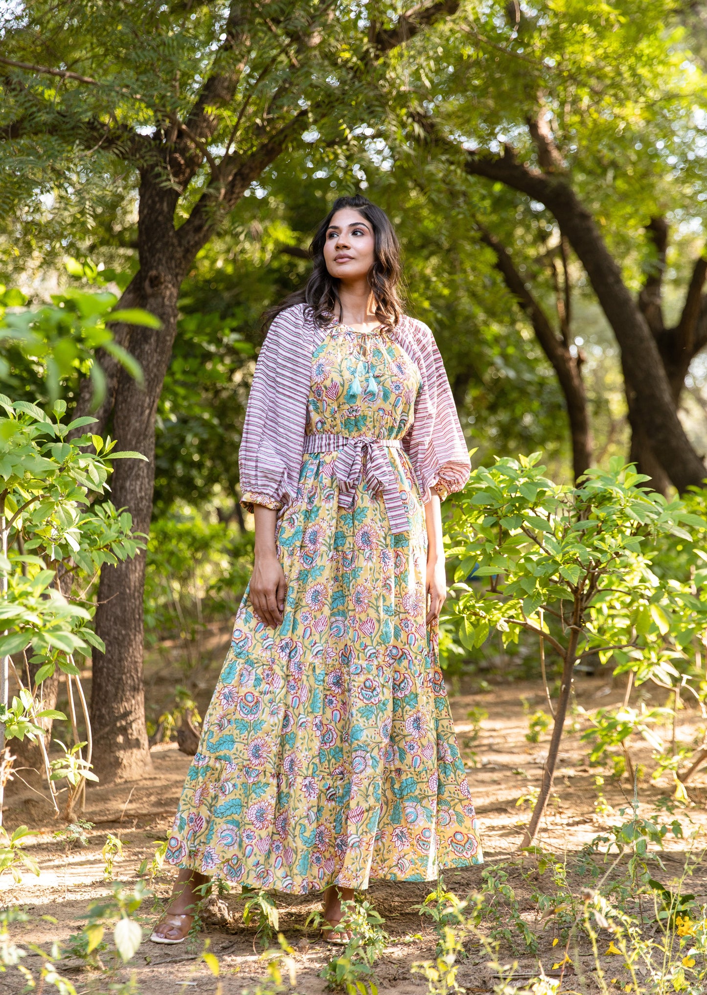 Meka Tier Ruffle Dress
