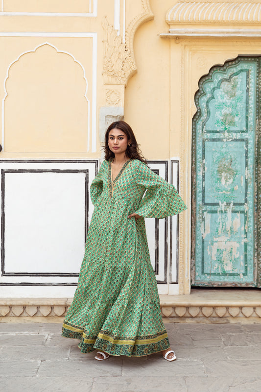 Kareena Tier Ruffle Dress