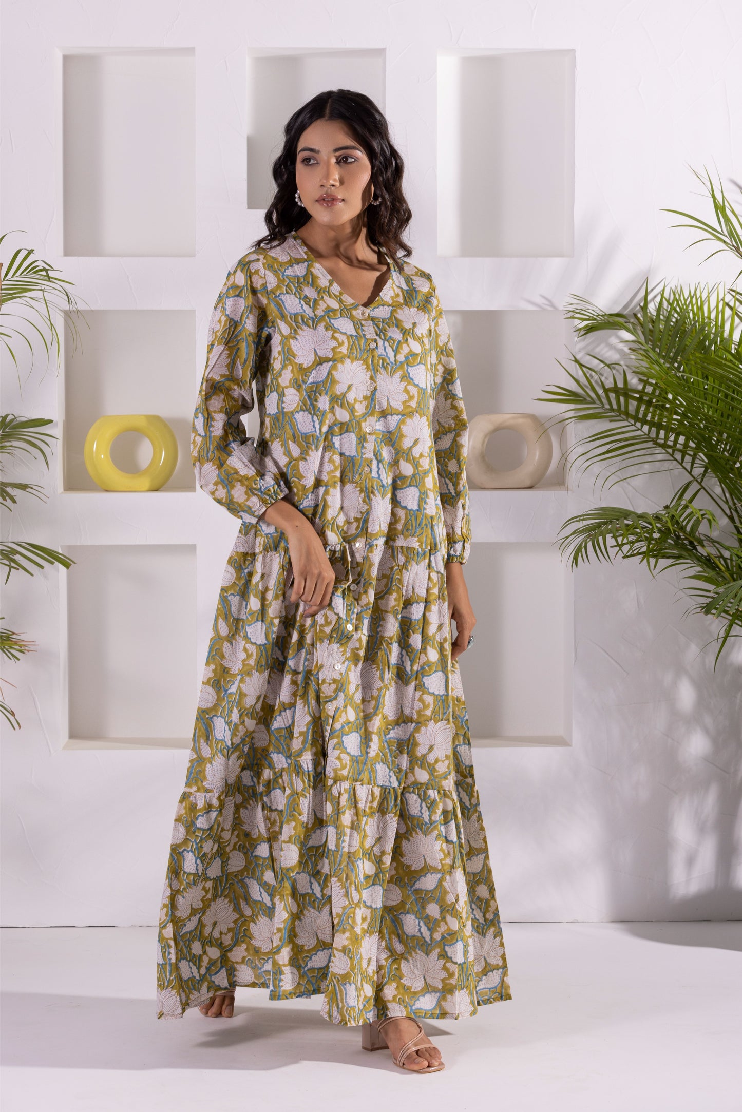 Hana Tier Ruffle Dress