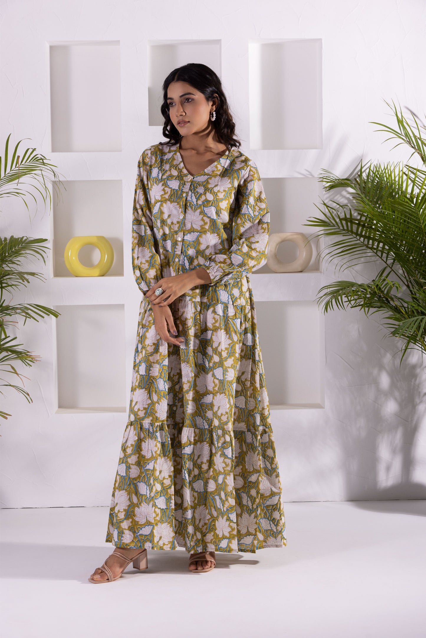 Hana Tier Ruffle Dress