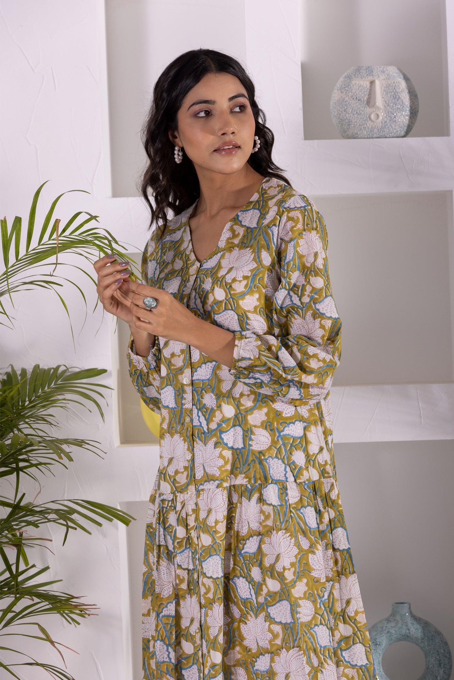 Hana Tier Ruffle Dress