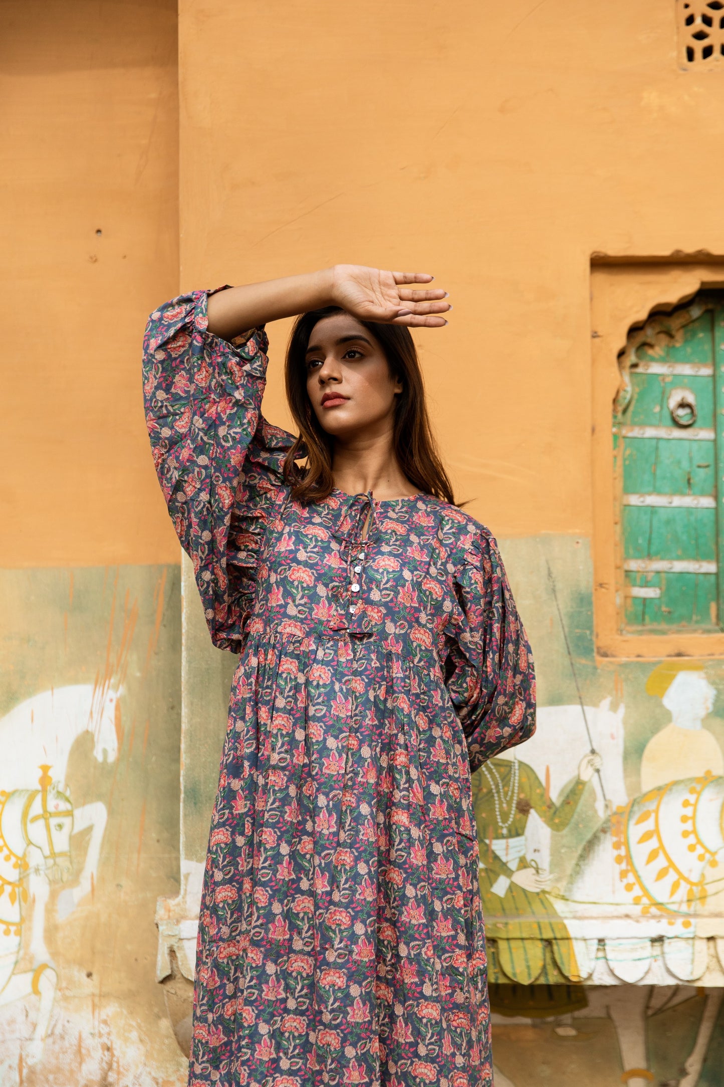 Simran Balloon Crown Dress