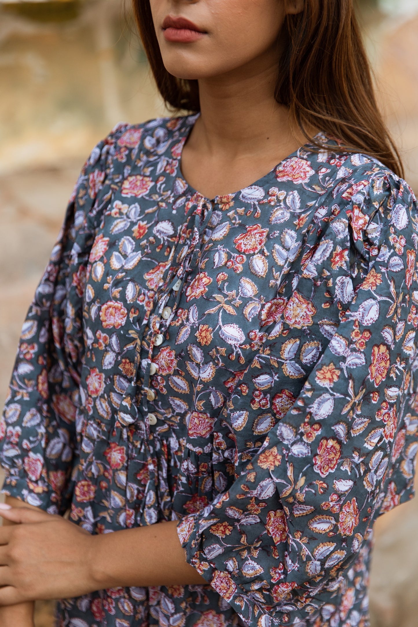 Emani Balloon Crown Dress