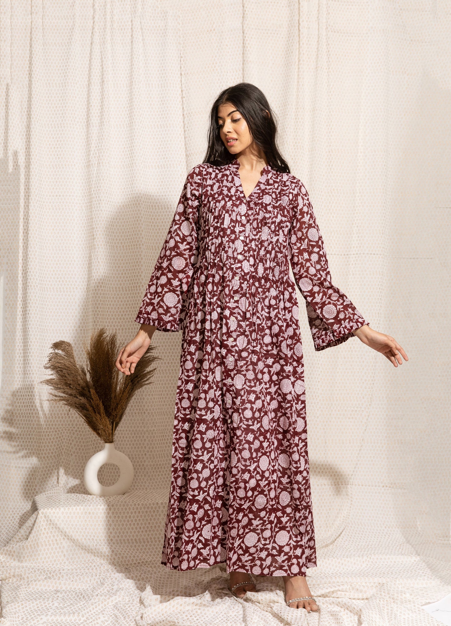 Muri Pintuck Dress