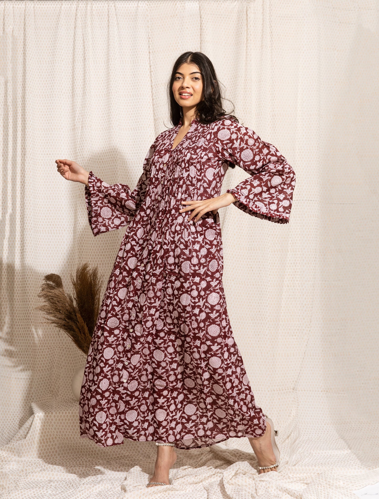 Muri Pintuck Dress