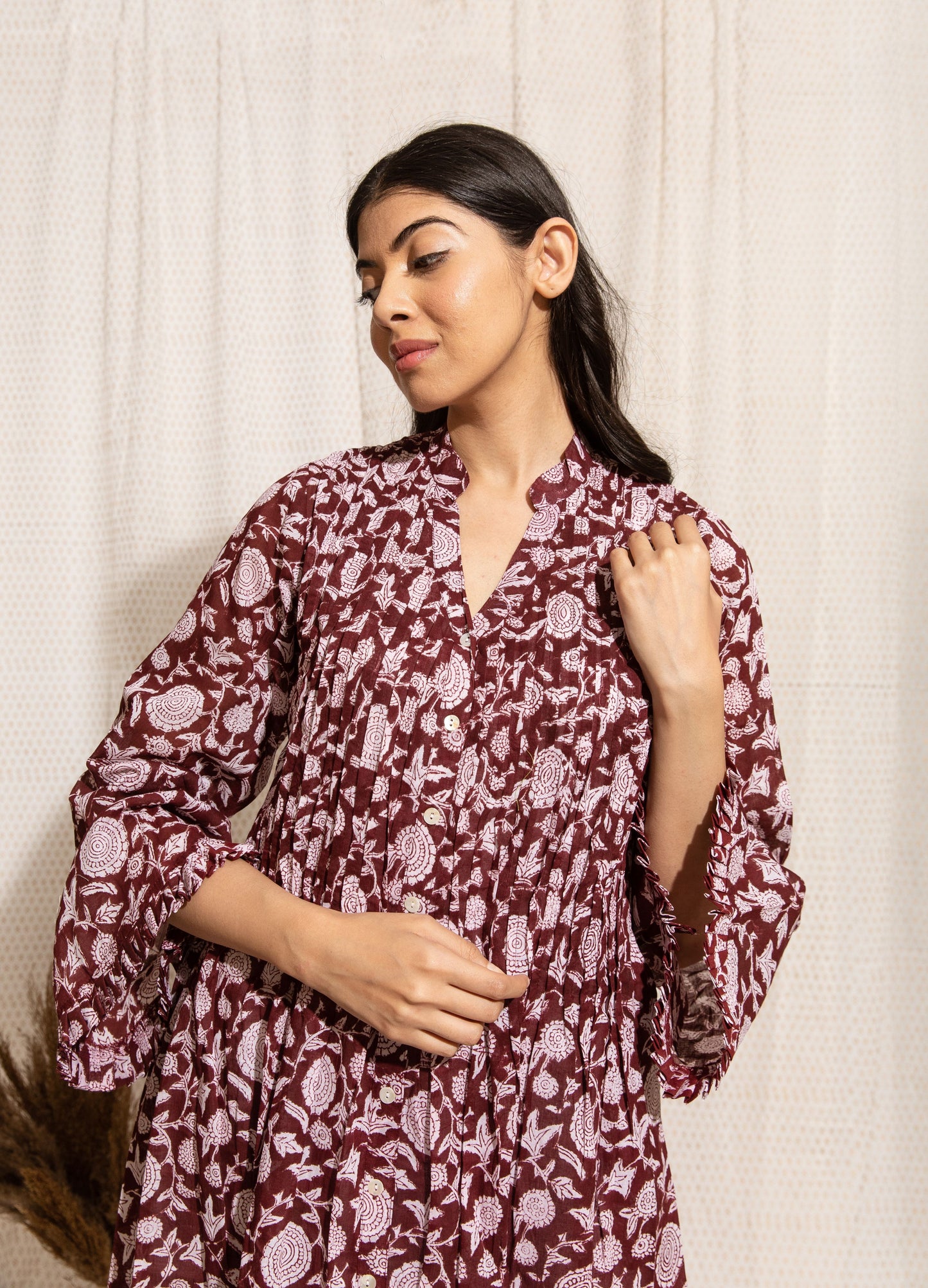 Muri Pintuck Dress