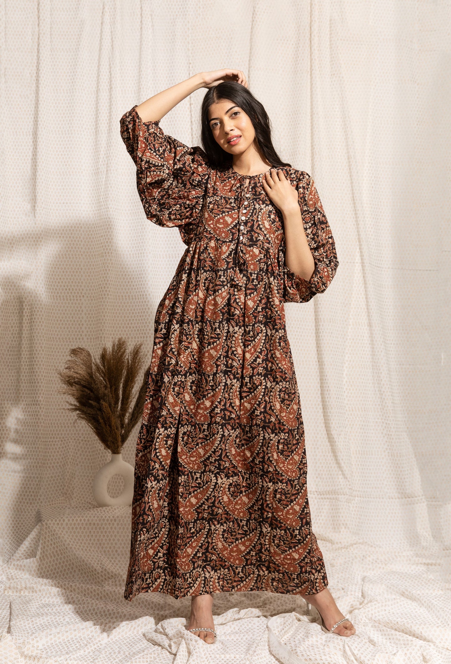Iman Balloon Crown Dress