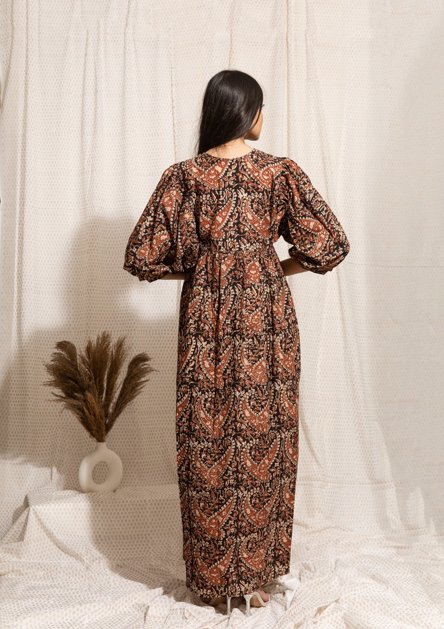 Iman Balloon Crown Dress