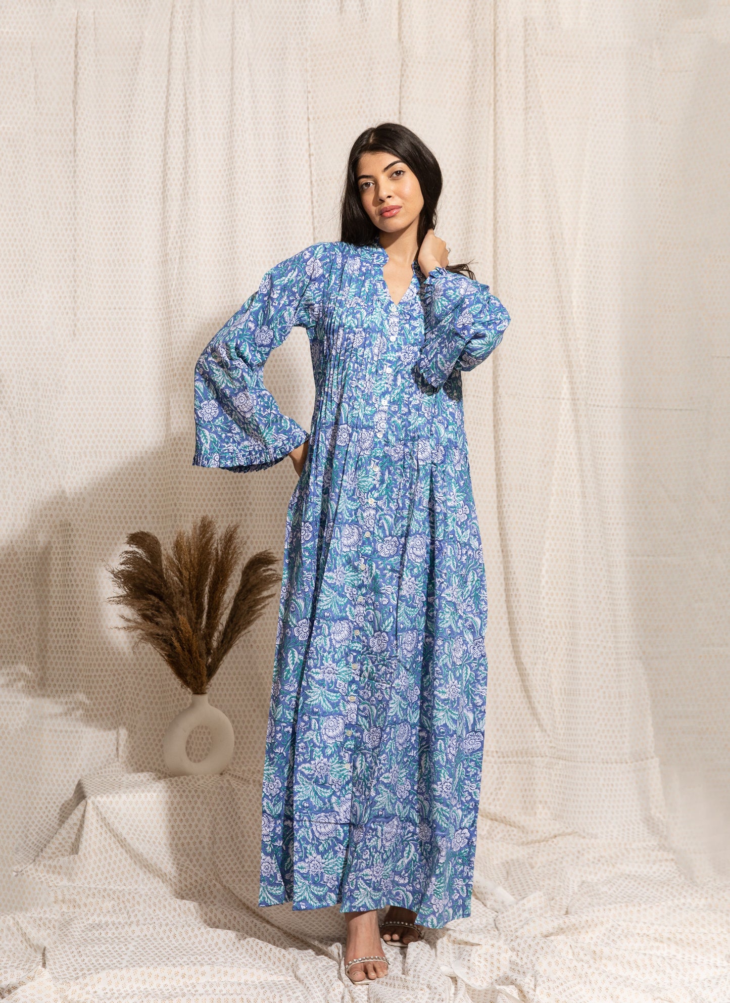 Kekini Pintuck Dress