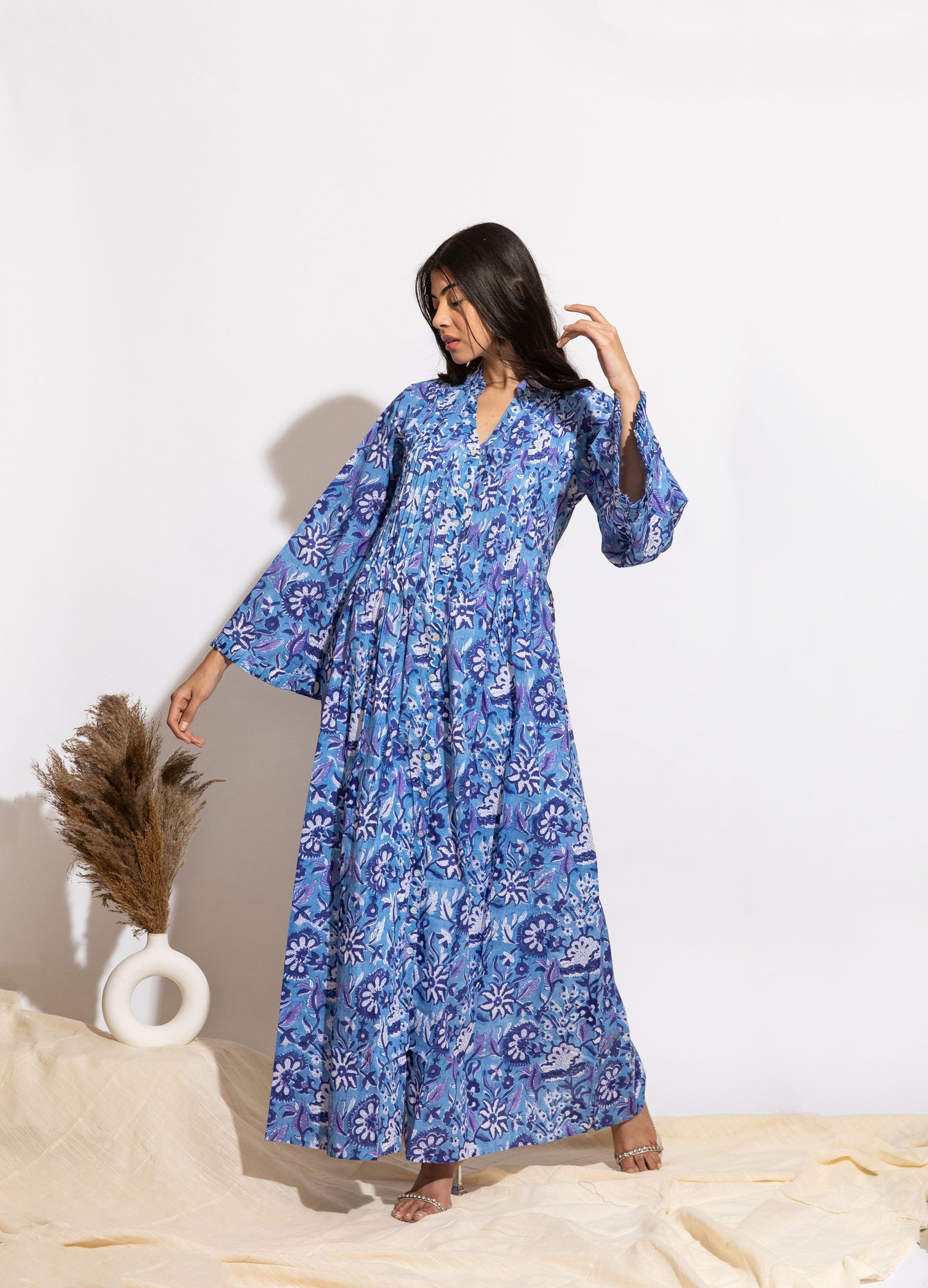 Kallu Pintuck Dress