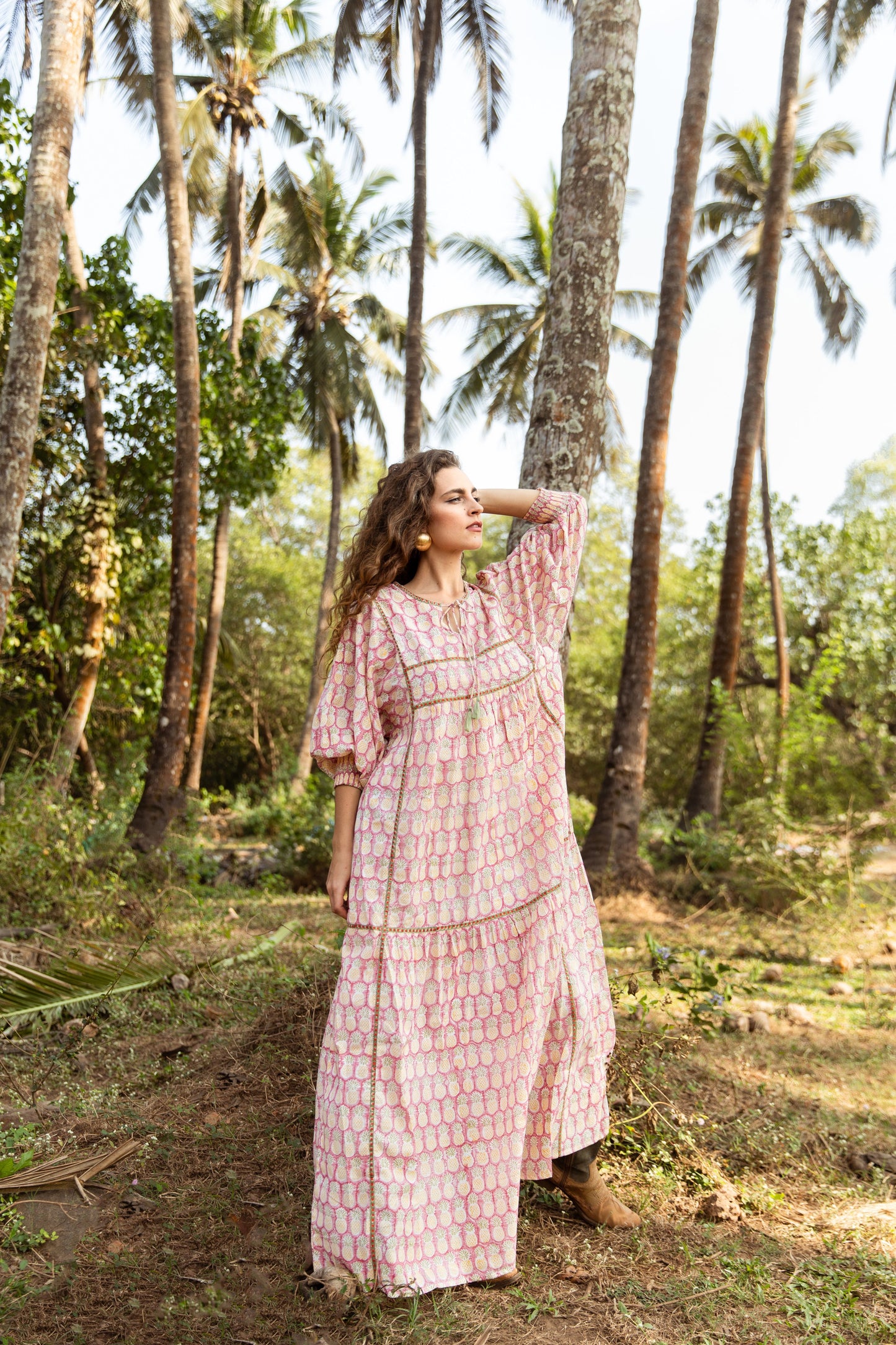 Pink pineapple Dress