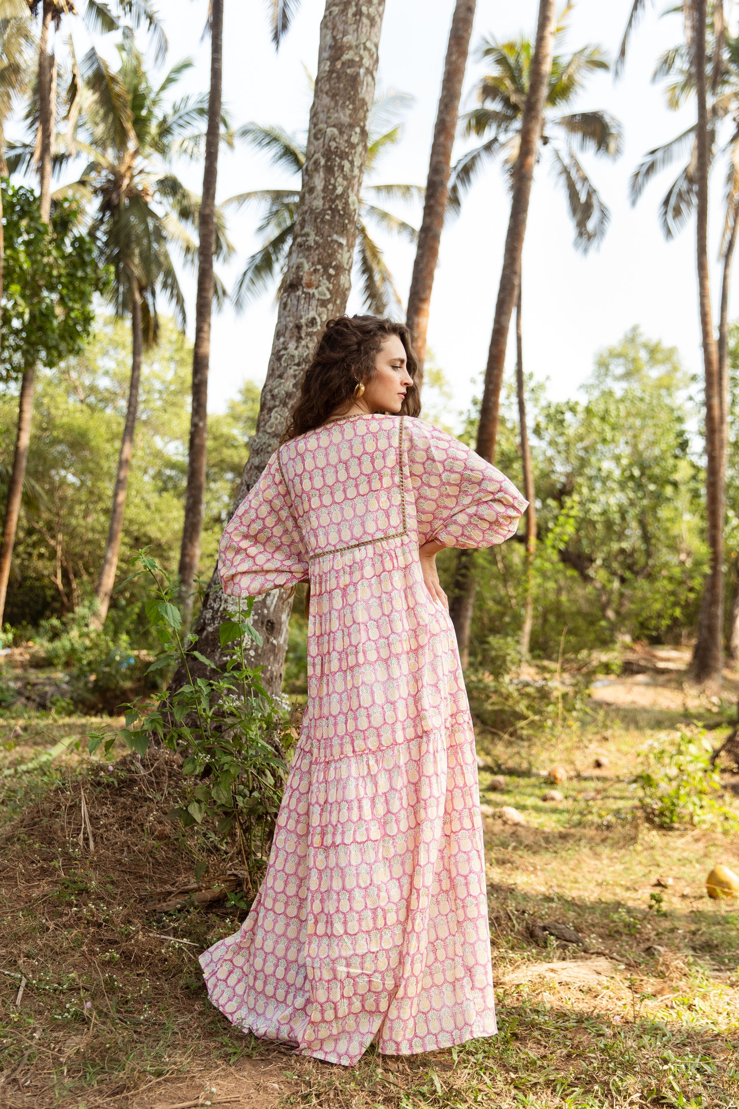 Pink pineapple Dress