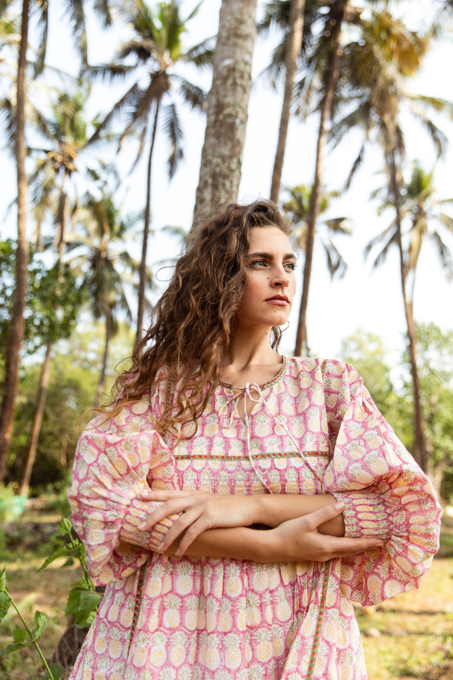 Pink pineapple Dress
