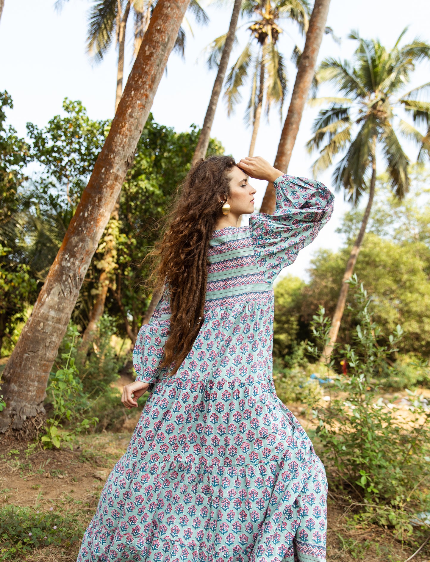 Baoko Tier Ruffle Dress