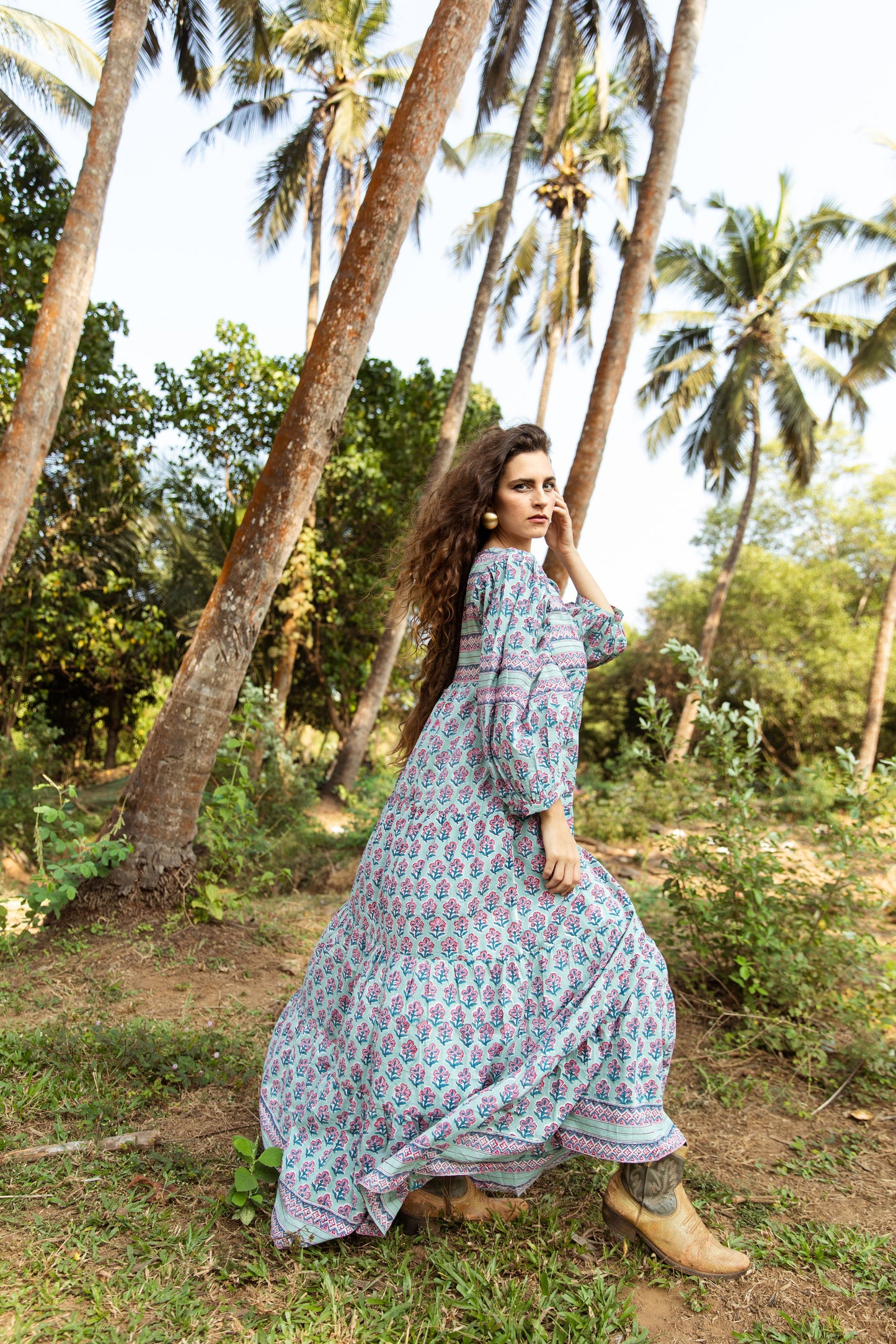 Baoko Tier Ruffle Dress