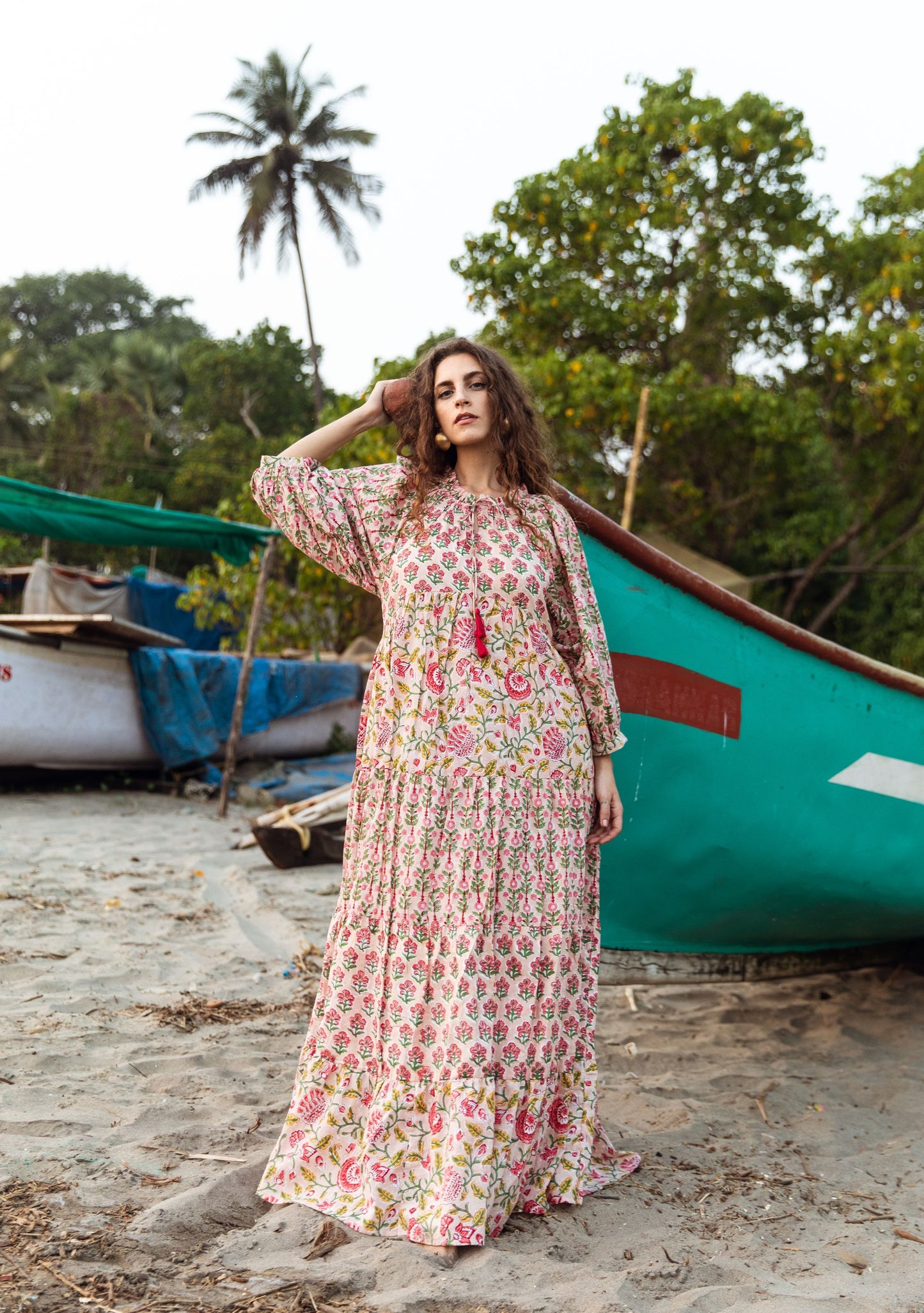 Samadara Tier Ruffle Dress