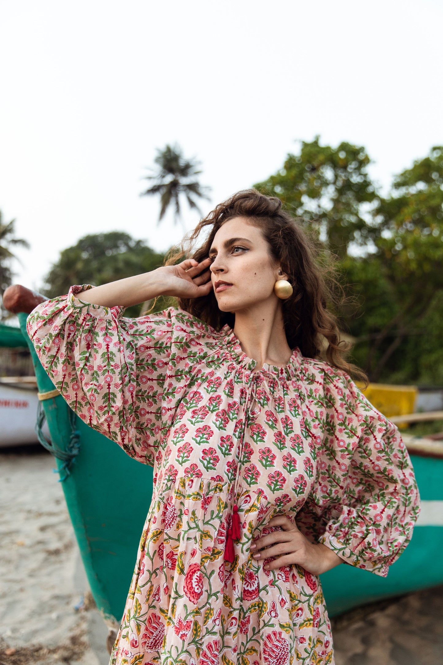 Samadara Tier Ruffle Dress