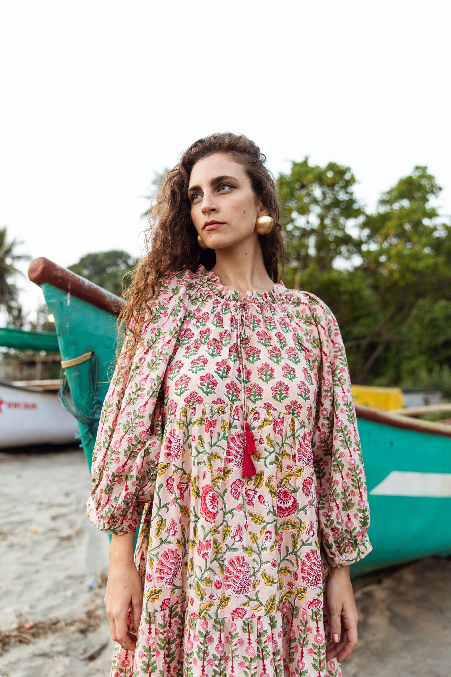 Samadara Tier Ruffle Dress