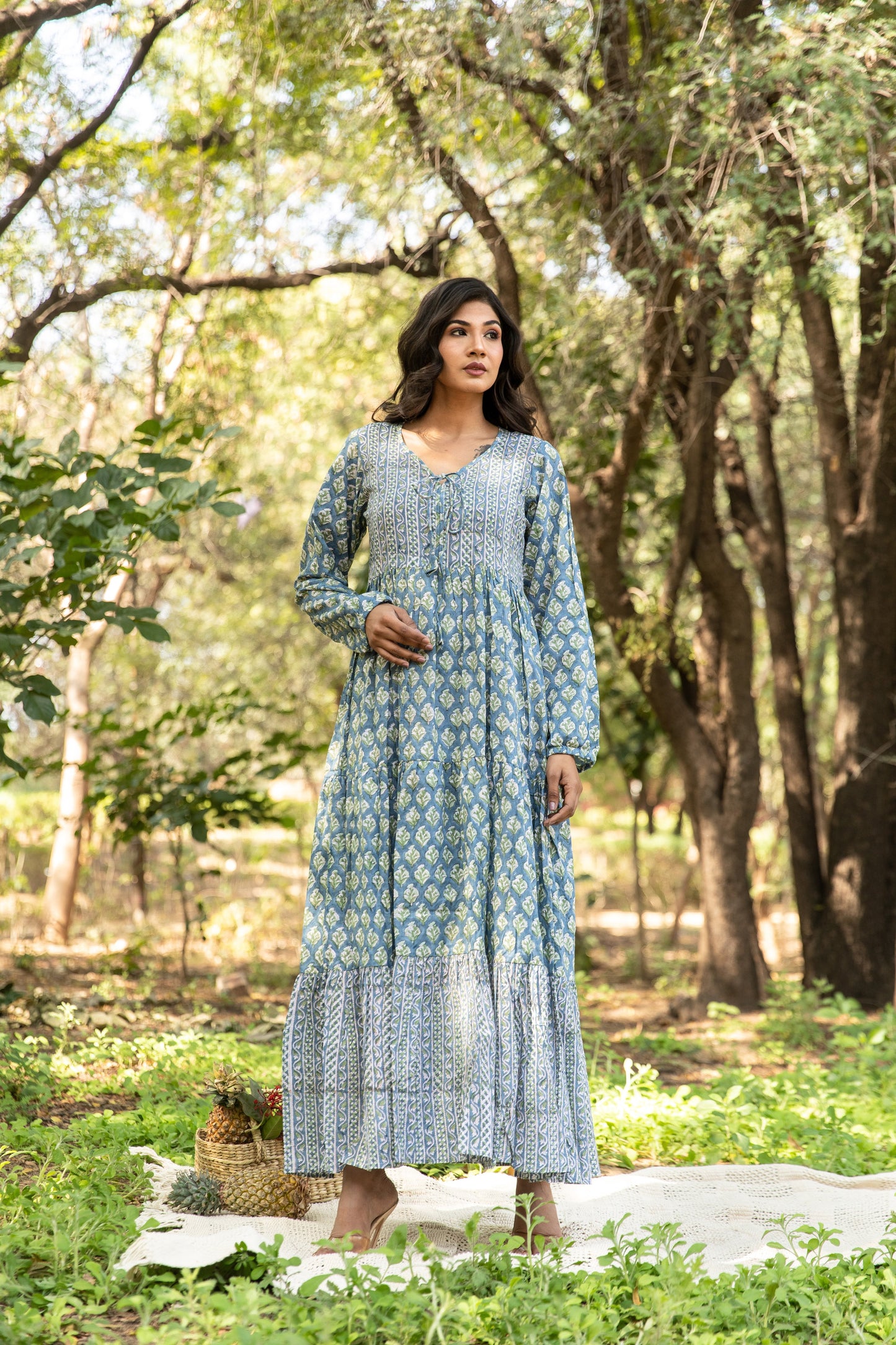 Kayali Tier Ruffle Dress
