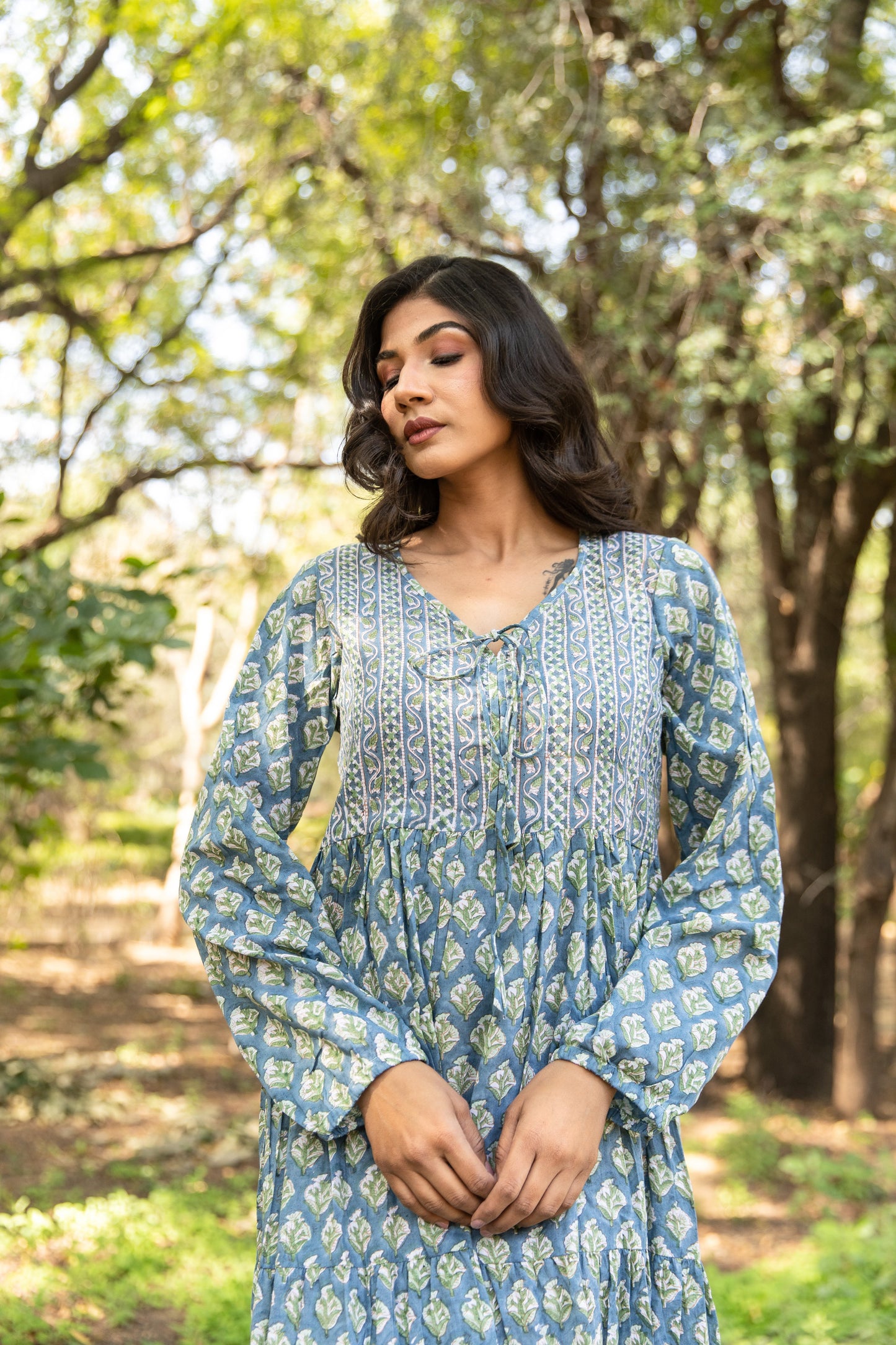 Kayali Tier Ruffle Dress