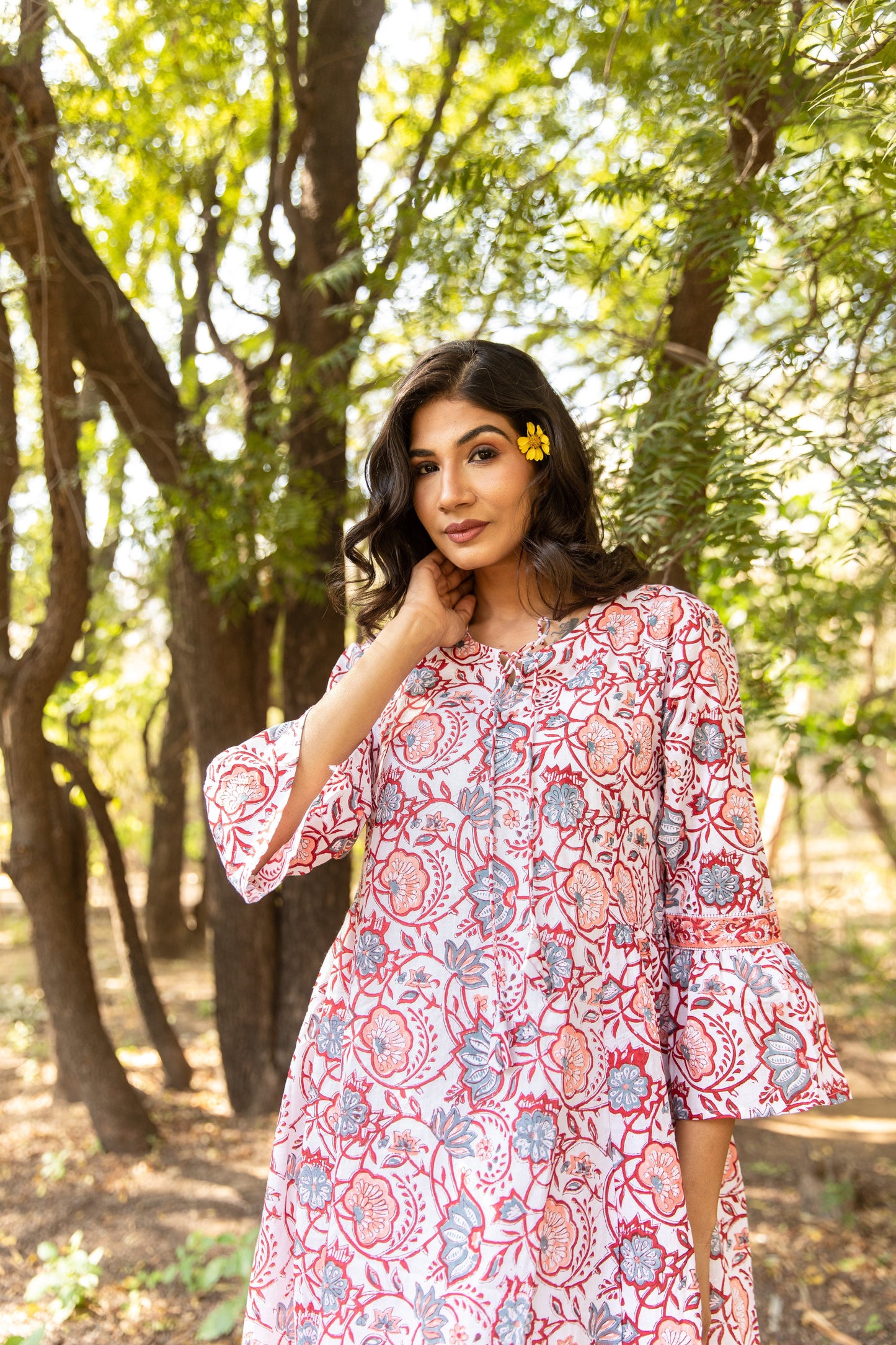 Trish Bell Sleeve Dress